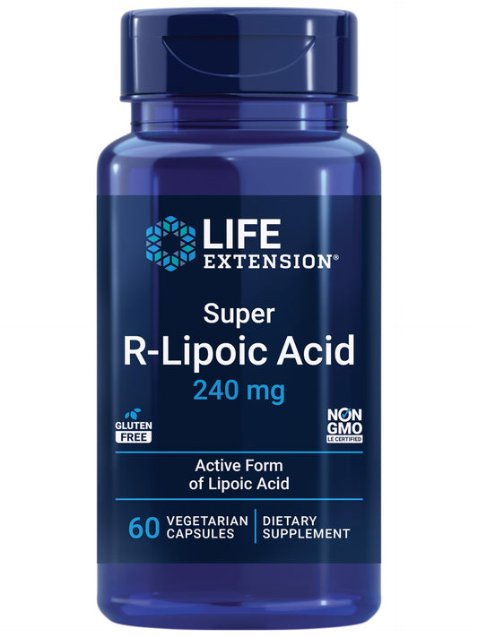 Pre-Order | Arrives in 5–10 Days – Life Extension Super R-Lipoic Acid, 240mg, 60 Count