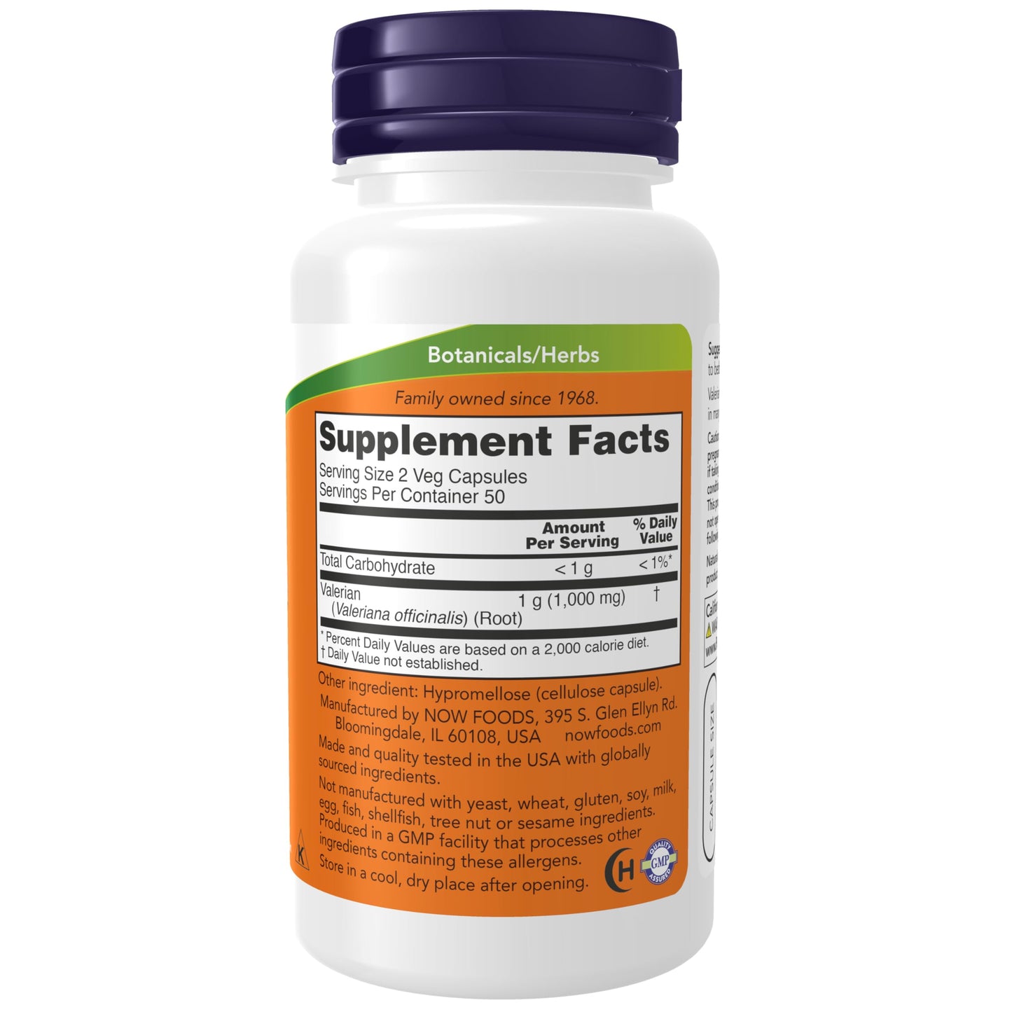 Pre-Order | Arrives in 5–10 Days – NOW Supplements, Valerian Root (Valeriana officinalis) 500 mg, Herbal Supplement, 100 Veg Capsules
