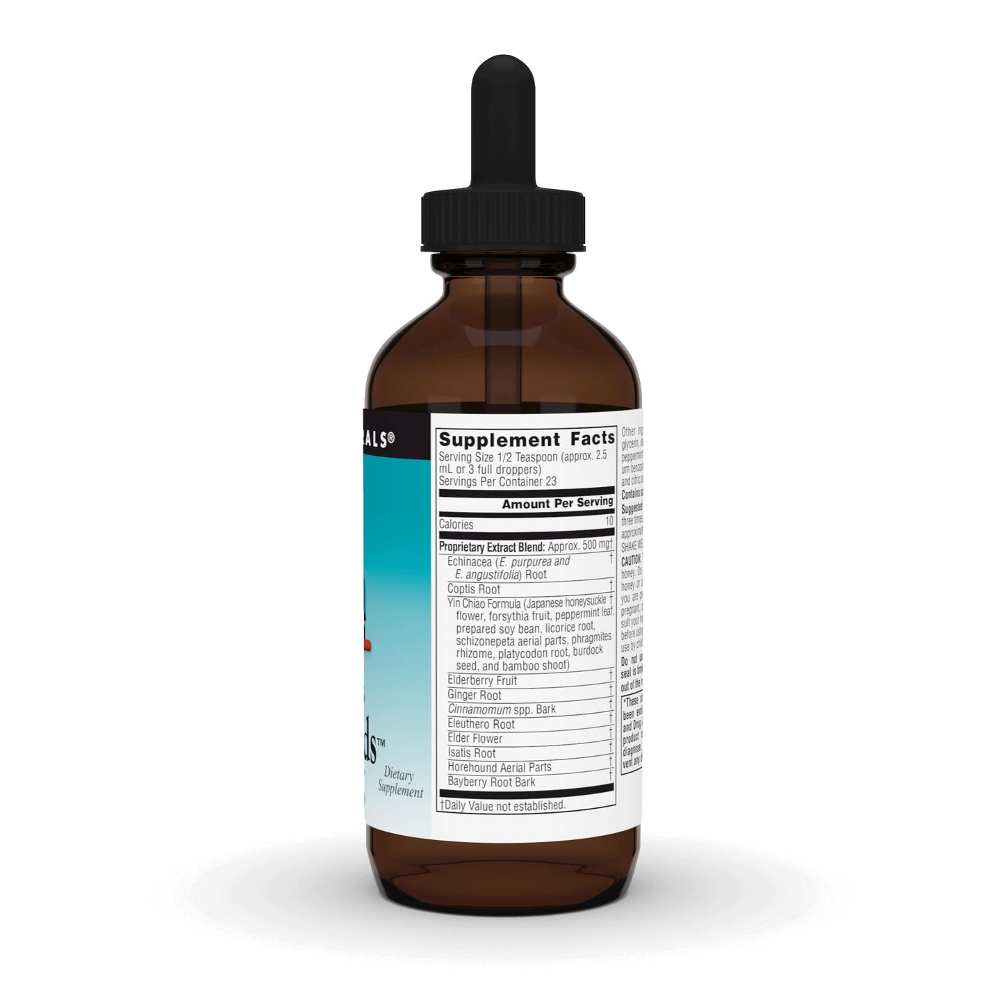 Pre-Order | Arrives in 5–10 Days – Source Naturals Wellness Herbal Kids, for Immune System Support - Contains Echinacea, Yin Chiao, Elderberry, & More - 2 Fluid oz