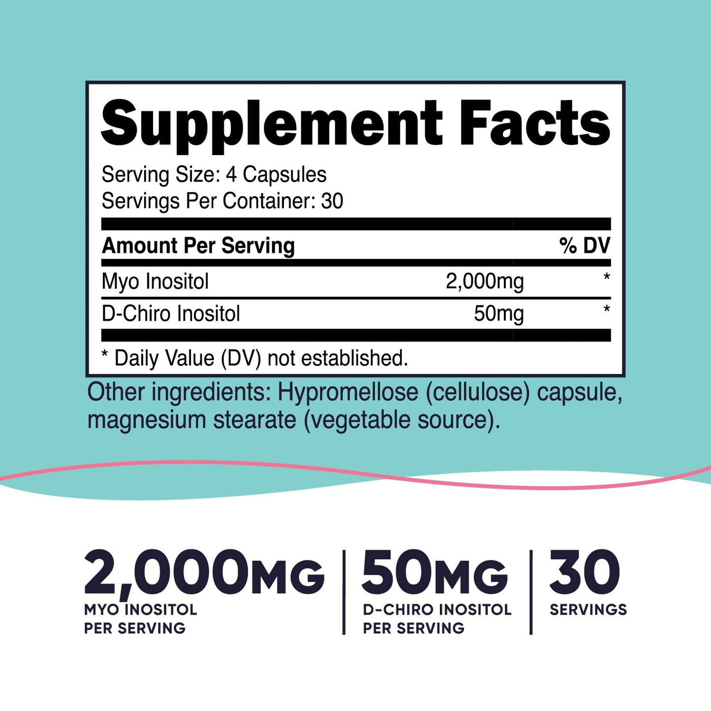 Pre-Order | Arrives in 5–10 Days – Nutricost Myo Inositol & D-Chiro Inositol for Women 2000mg, 120 Capsules, 2000mg Myo & 50mg D-Chiro Per Serving, 30 Servings, Vegetarian Friendly, Non-GMO & Gluten Free