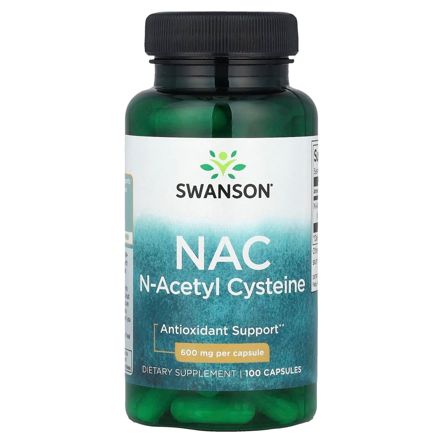 Pre-Order | Arrives in 5–10 Days – Swanson
NAC, N-Acetyl Cysteine, 600 mg, 100 Capsules