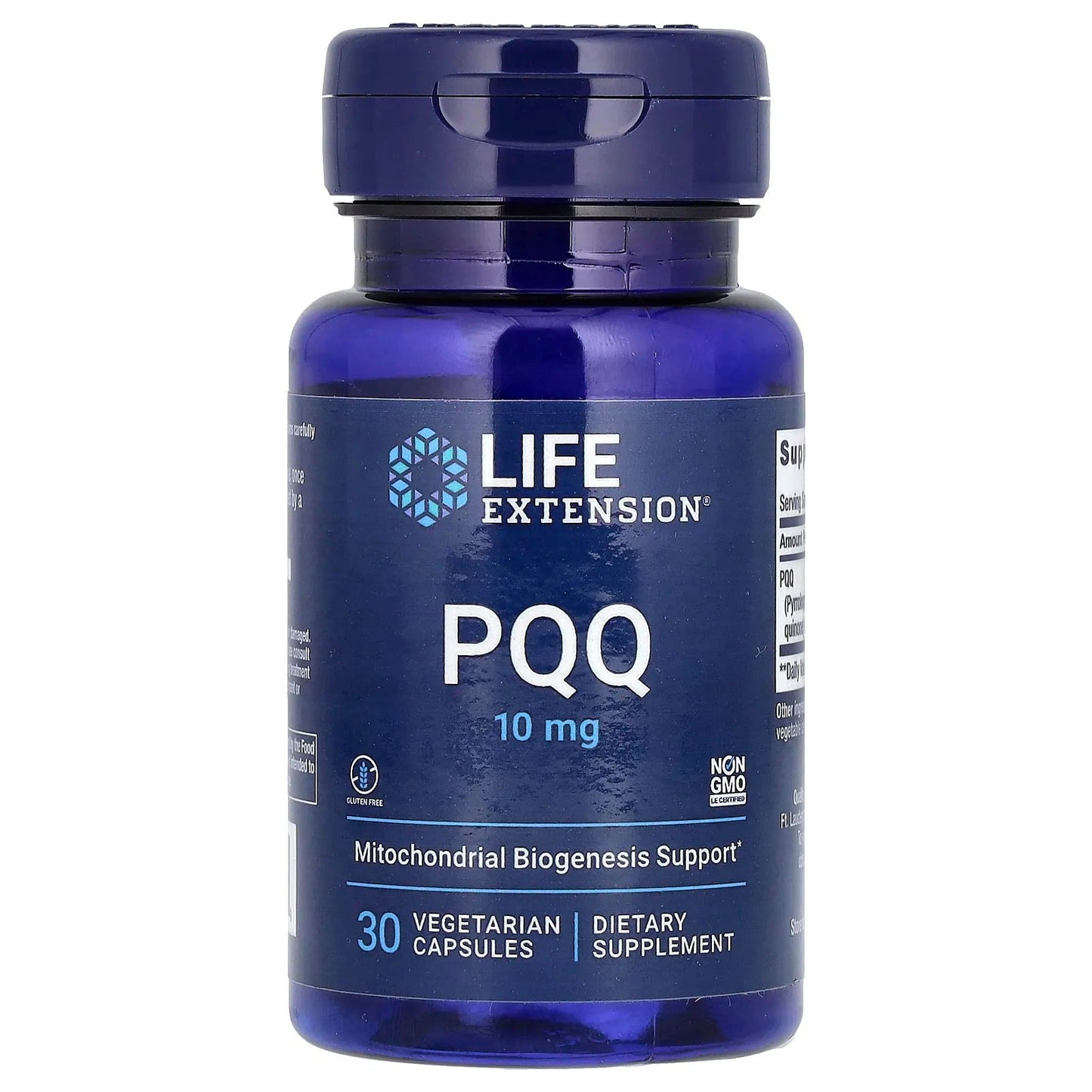 Pre-Order | Arrives in 5–10 Days – Life Extension
PQQ Caps, 10 mg, 30 Vegetarian Capsules