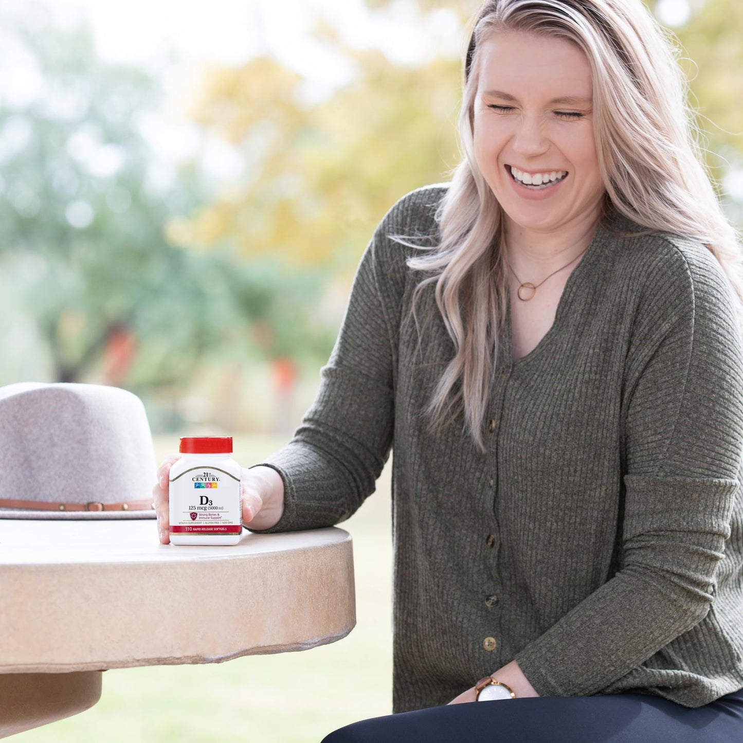 Pre-Order | Arrives in 5–10 Days – 21st Century Healthcare Vitamin D3 125 mcg (5,000 IU) Rapid Release Softgels, 110 Count