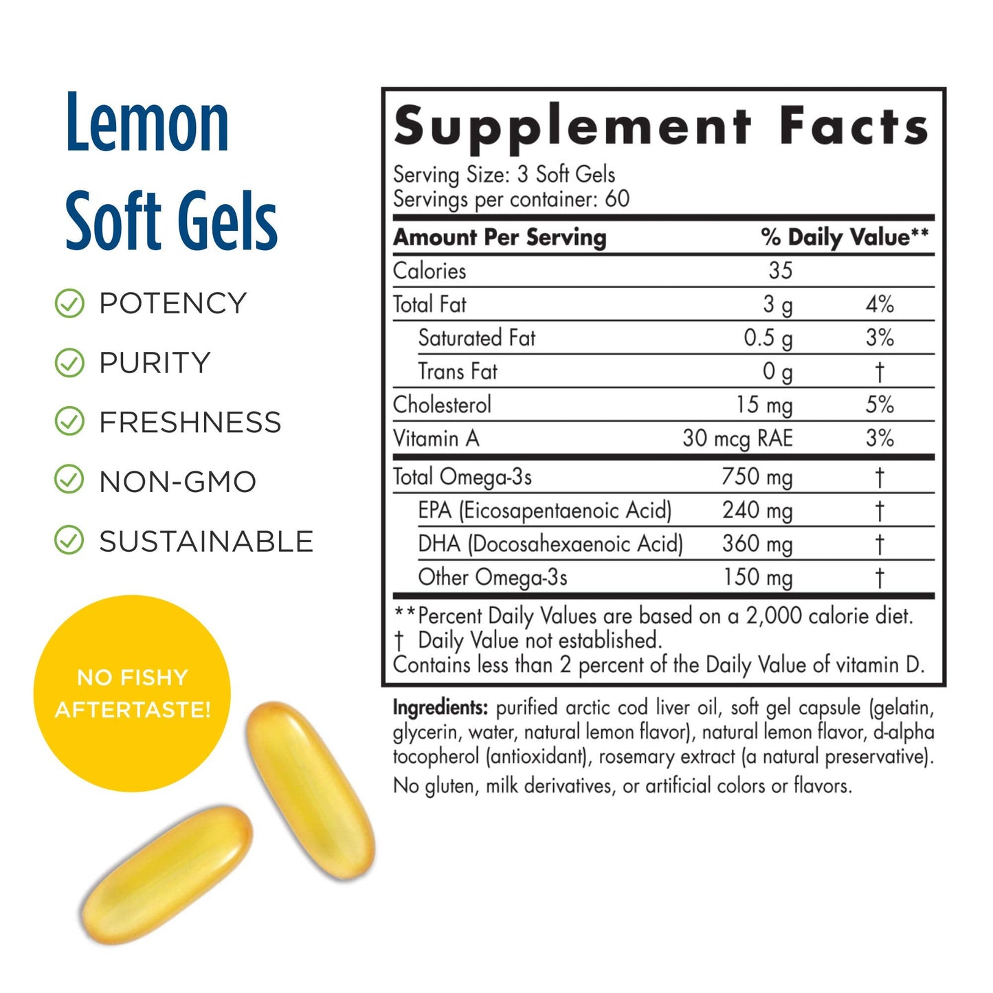 Pre-Order | Arrives in 5–10 Days – Nordic Naturals Pro - Arctic Cod Liver Oil CLO, Supports Heart and Brain Health - Lemon-Flavored 180 Soft Gels