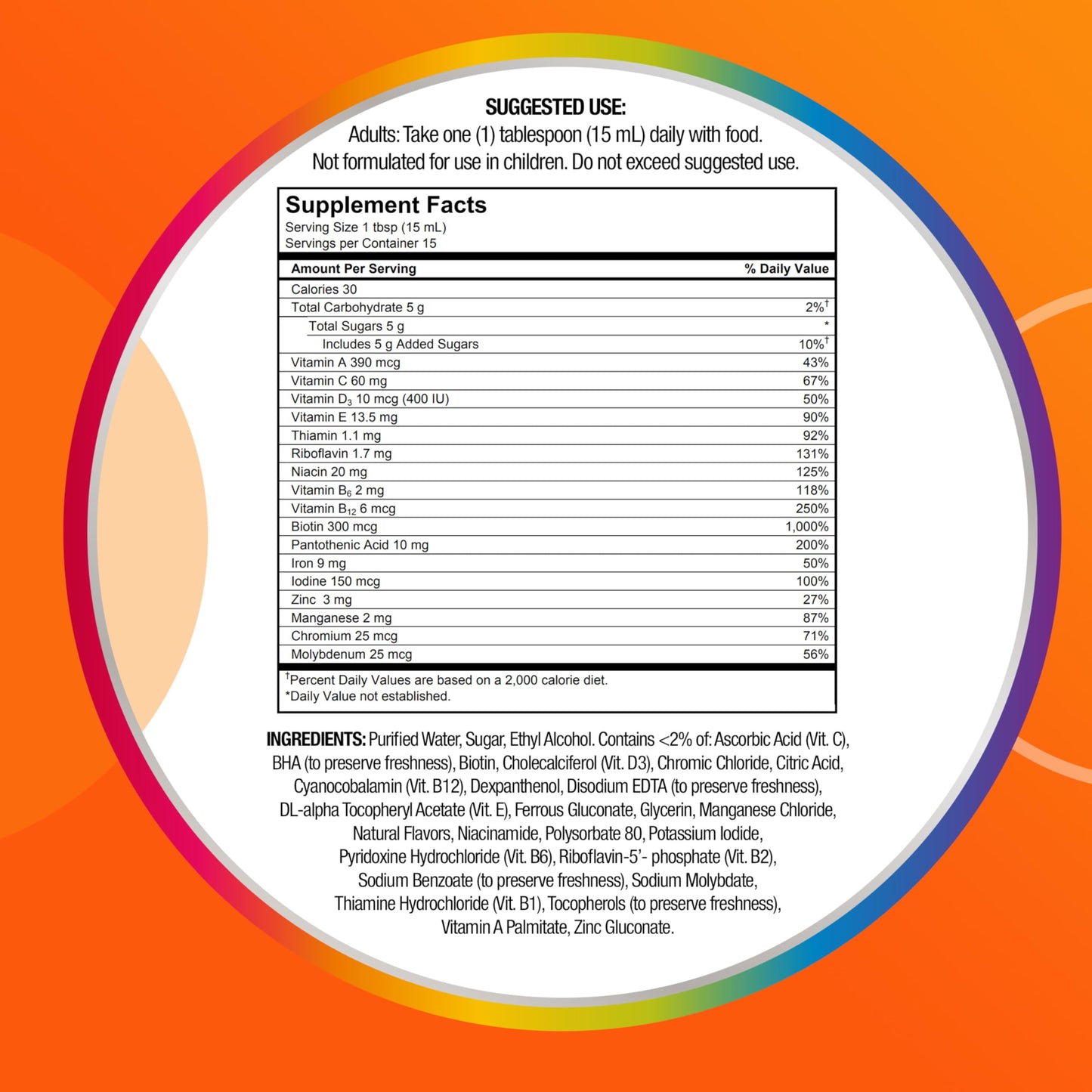 Pre-Order | Arrives in 5–10 Days –
Centrum Liquid Multivitamin for Adults, Multivitamin/Multimineral Supplement with B Vitamins and Antioxidants, Citrus Flavor - 8 Fl Oz