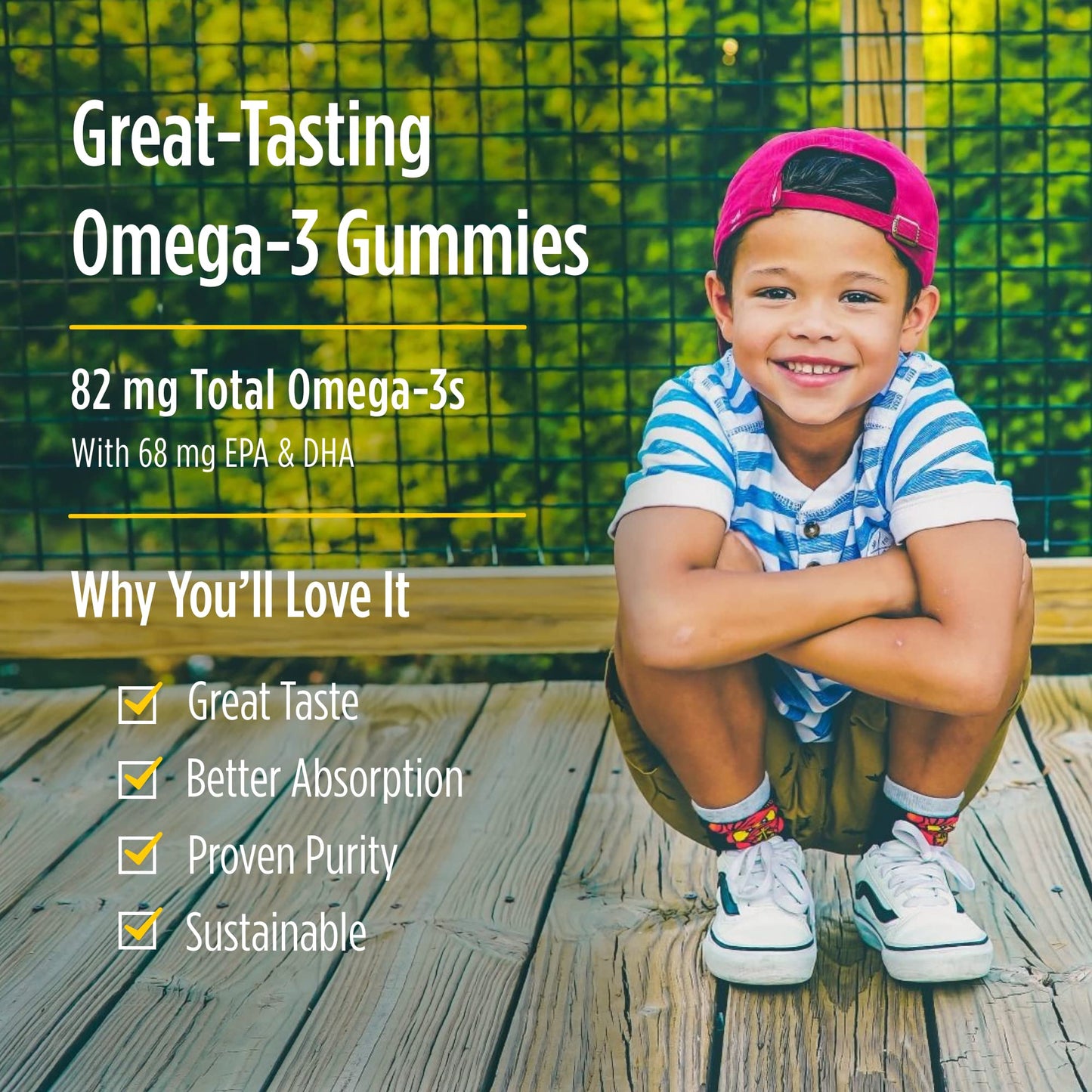 Pre-Order | Arrives in 5–10 Days – Nordic Naturals Nordic Omega-3 Gummies, Tangerine - 120 Gummies - 82 mg Total Omega-3s with EPA & DHA - Non-GMO - 60 Servings