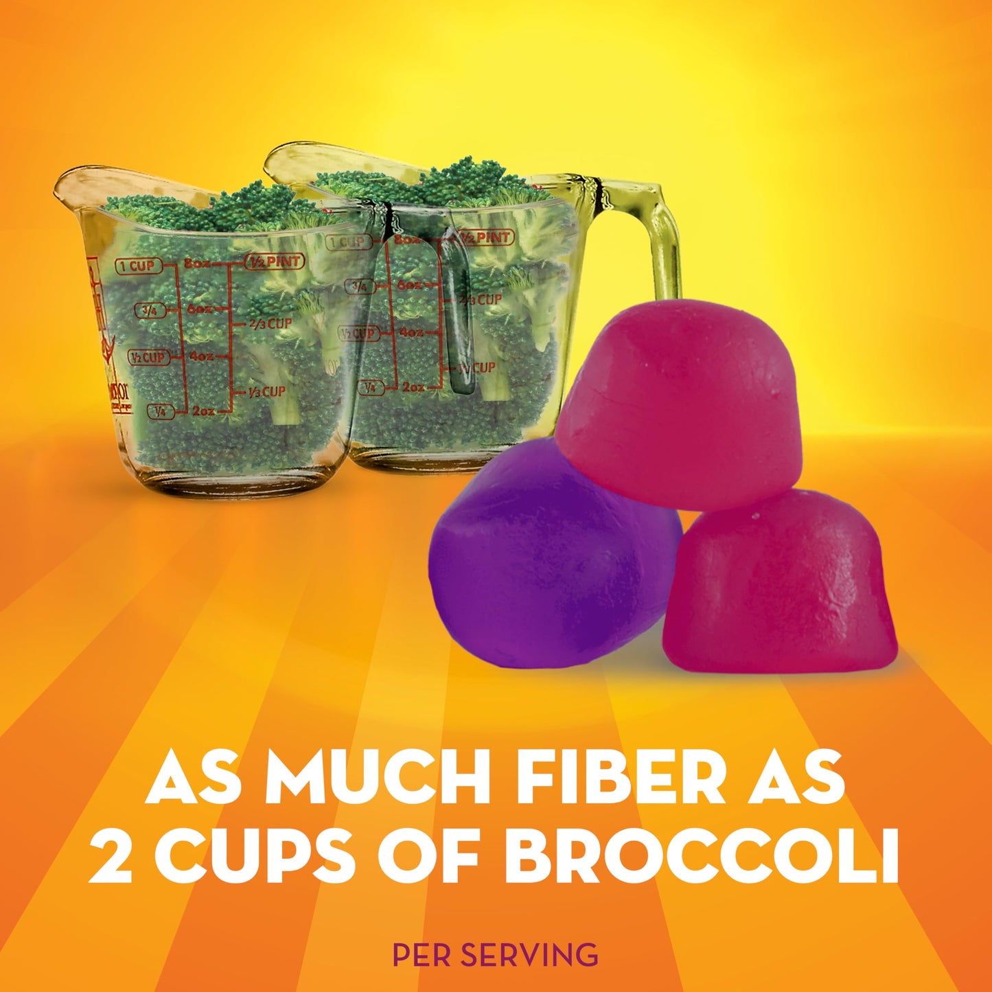 Pre-Order | Arrives in 5–10 Days – Metamucil Fiber Supplement Gummies with Probiotics for Bloating Relief, No Sugar Added Strawberry Kiwi BlackBerry Flavors, 5g Prebiotic Plant Based Fiber Blend, 90 Count