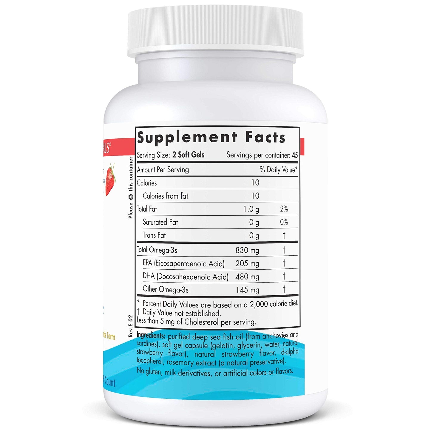 Pre-Order | Arrives in 5–10 Days – Nordic Naturals DHA, Strawberry - 90 Soft Gels - 830 mg Omega-3 - High-Intensity DHA Formula for Brain & Nervous System Support - Non-GMO - 45 Servings