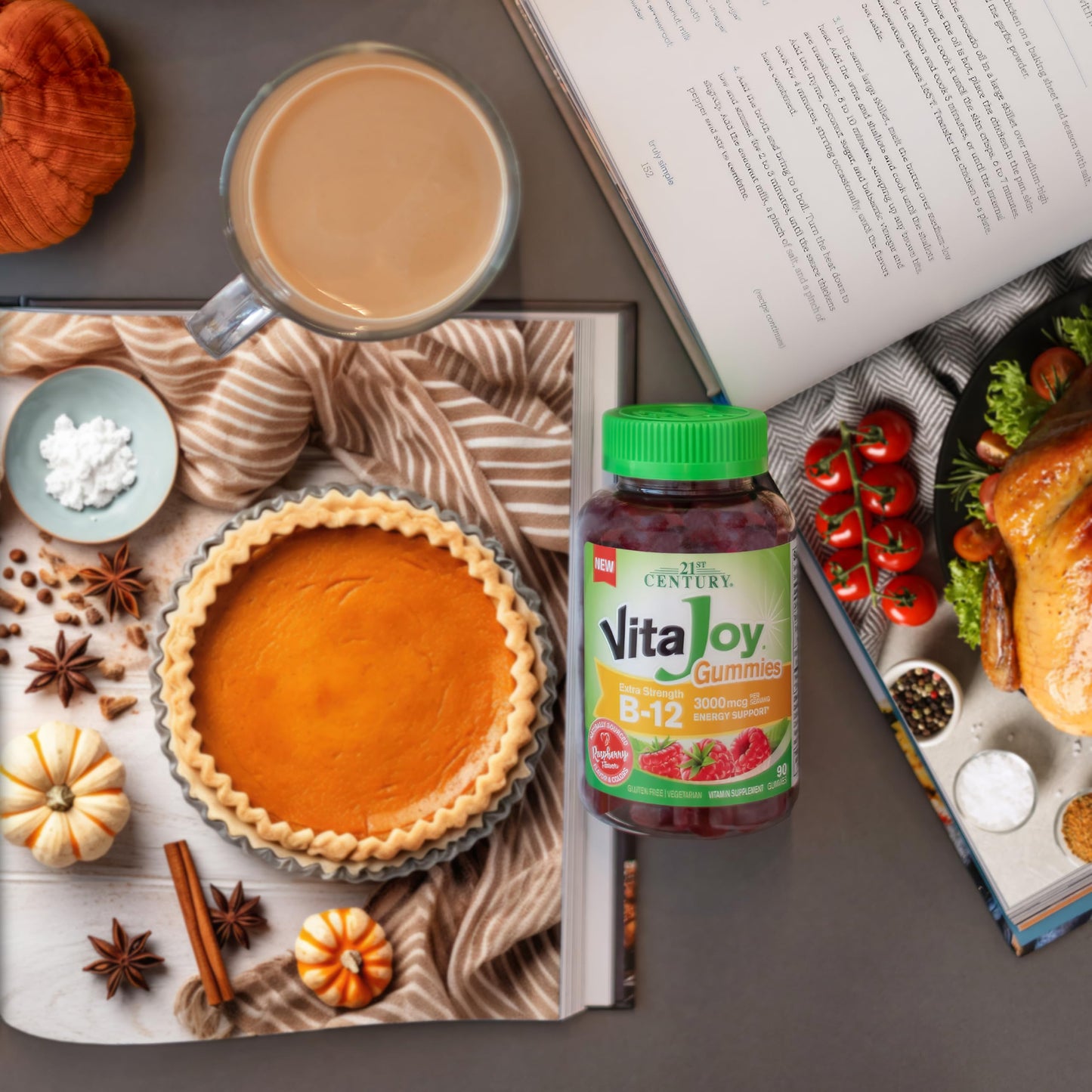 Pre-Order | Arrives in 5–10 Days – 21st Century VitaJoy Extra Strength B-12 3000 mcg Gummies, Raspberry, 90 Count