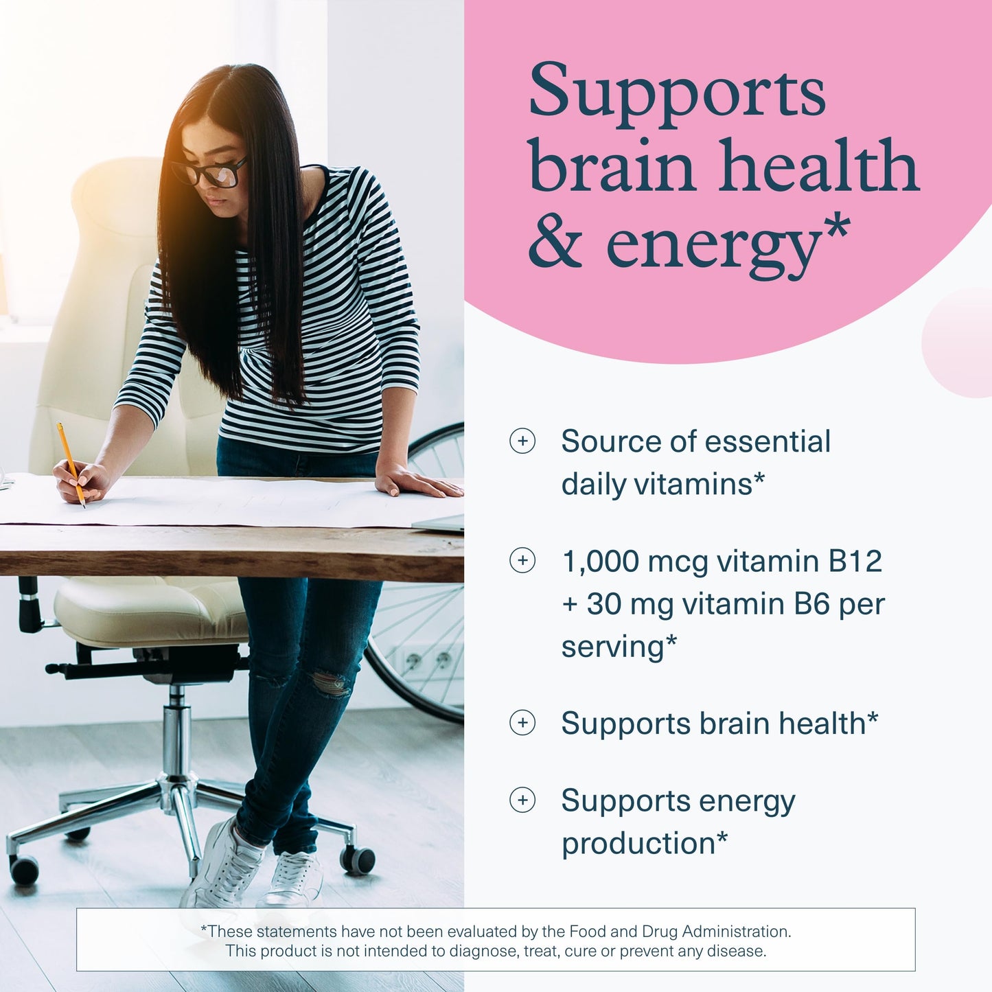 Pre-Order | Arrives in 5–10 Days – Youtheory B12B6 - Vegan Vitamin B6 & Vitamin B12 - Offers Brain Health, Energy & Immunity Support* - Dairy, Soy & Gluten Free - 60 Vegetarian Capsules
