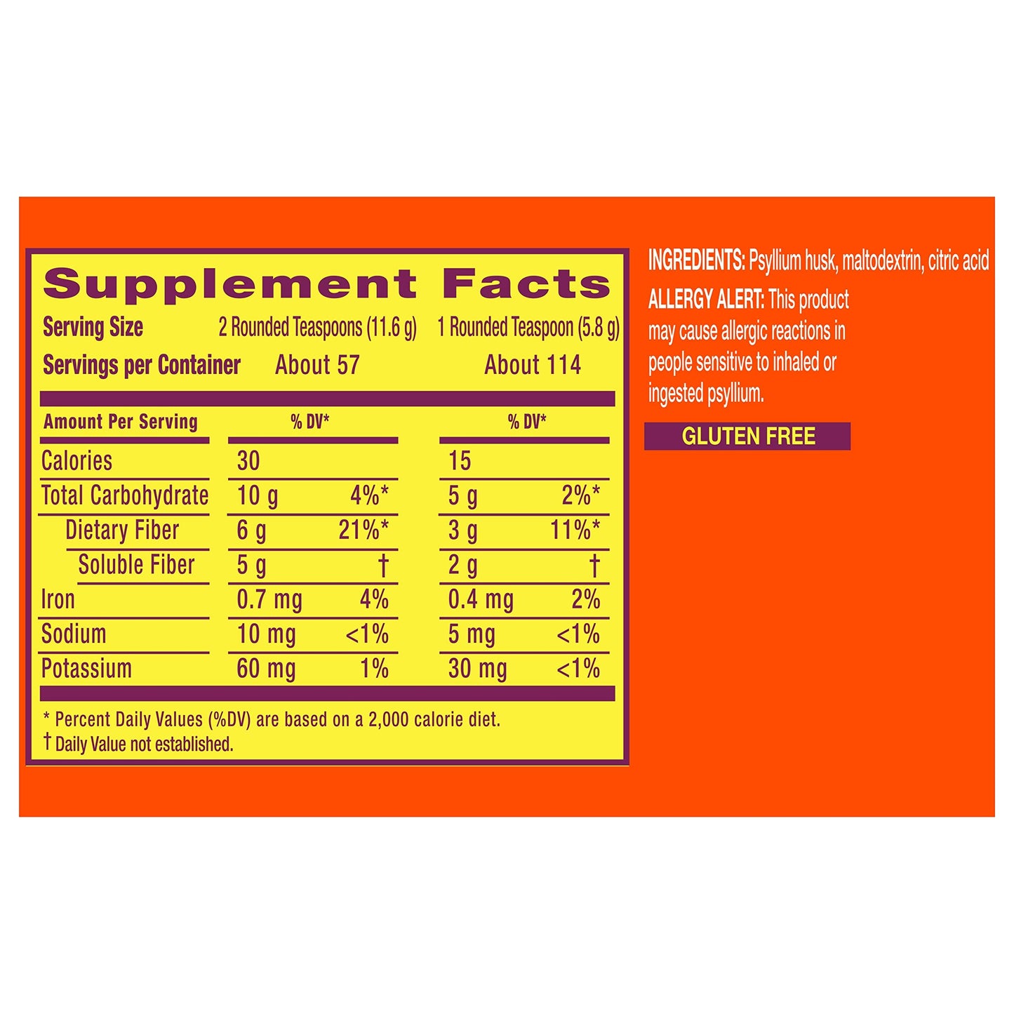 Pre-Order | Arrives in 5–10 Days – Metamucil Fiber, 4-in-1 Psyllium Fiber Supplement, Sugar Free Powder, Unflavored Drink, 114 Servings (Packaging May Vary)
