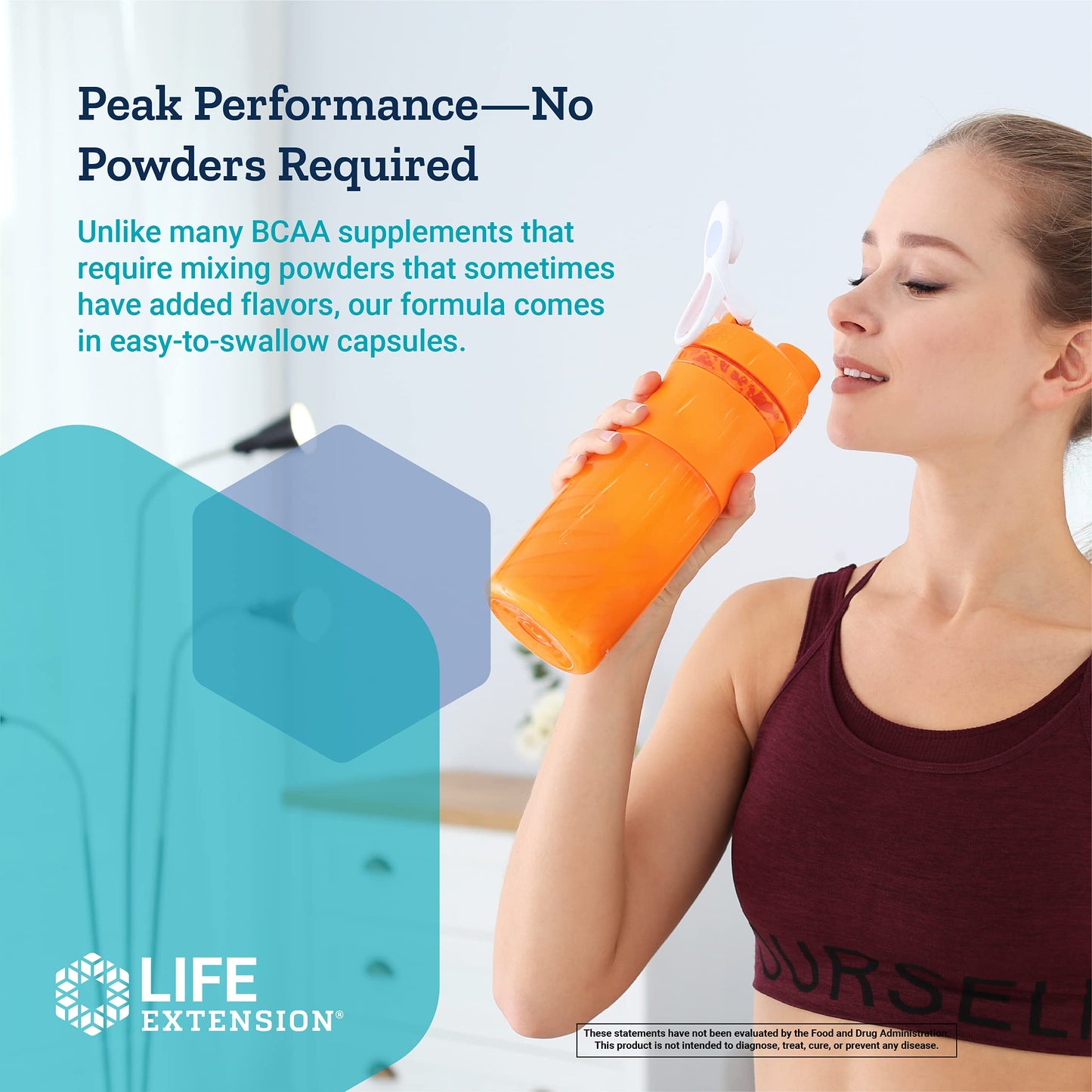 Pre-Order | Arrives in 5–10 Days – Life Extension Branched Chain Amino Acids (BCAAs), leucine, isoleucine, valine, Promotes Muscle Recovery After Exercise, Gluten-Free, Non-GMO, 90 Capsules