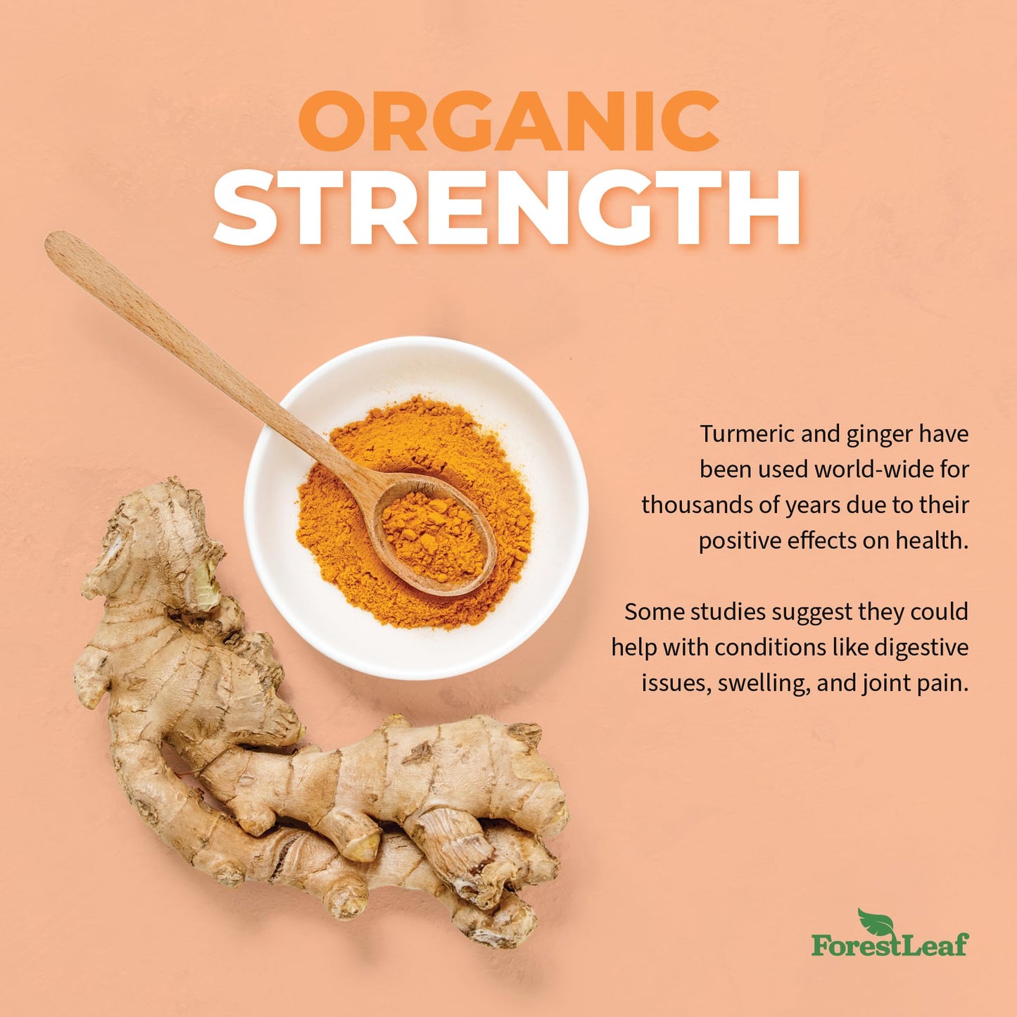 Pre-Order | Arrives in 5–10 Days – Organic Turmeric Supplement Extra Strength 2265mg - Turmeric Curcumin Supplement w/BioPerine Black Pepper - Tumeric and Ginger Supplements, 95% Curcuminoids, Supports Immune & Joint Health, 120 Caps