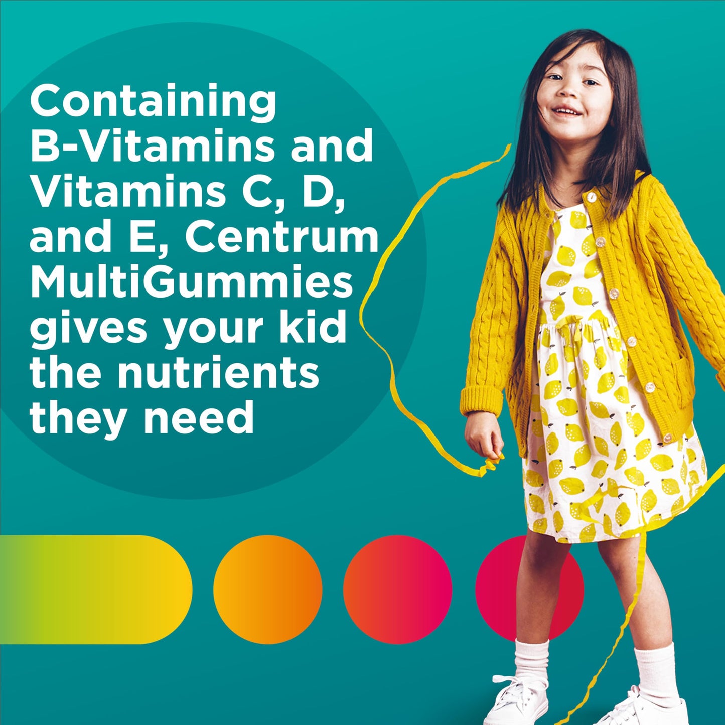 Pre-Order | Arrives in 5–10 Days – Centrum Kids Multivitamin Gummies, Tropical Punch, Made with Natural Flavors, 110 Count, 110 Day Supply
