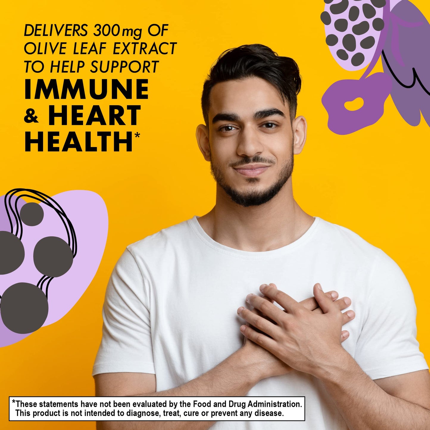 Pre-Order | Arrives in 5–10 Days – BlueBonnet Nutrition Olive Leaf Herb Extract, Supports Immune Health*, Heart Health*, Gluten-Free, Soy-Free, Kosher Certified, Non-GMO, Vegan, 120 Vegetable Capsules, 120 Servings