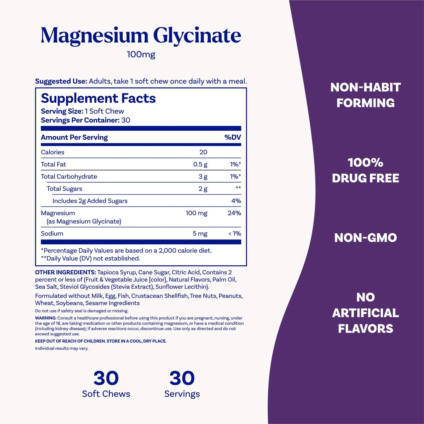 Pre-Order | Arrives in 5–10 Days – Natrol Magnesium Glycinate Supplements 100mg, Cherry Lemon Soft Chews for Healthy Sleep and Body, Magnesium Glycinate 100mg, Up to a 30 Day Supply