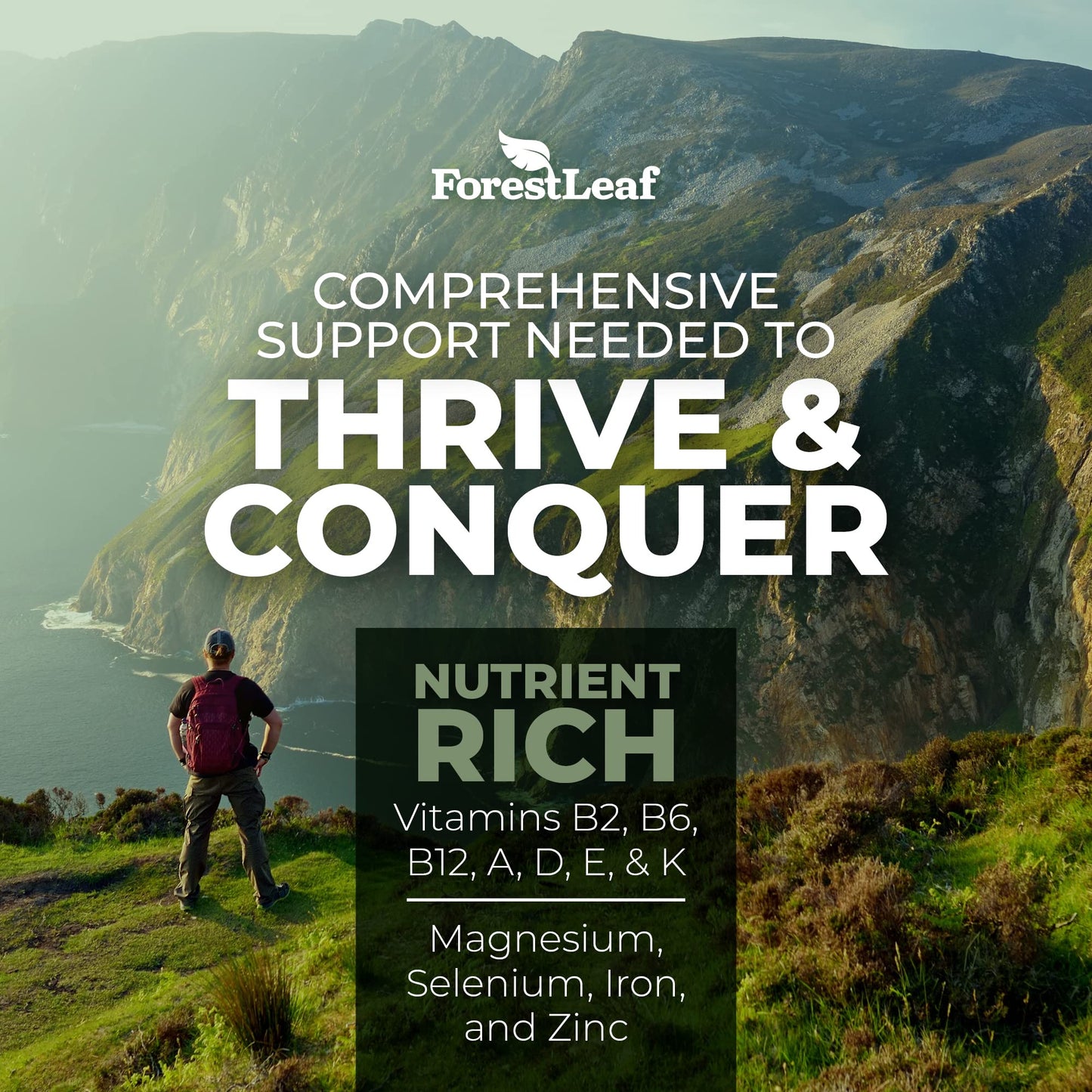 Pre-Order | Arrives in 5–10 Days – ForestLeaf Beef Organ Supplement - Grass Fed & Pasture Raised - Total Body Wellness & Performance, Organ Complex with 3000mg of Desiccated Beef Liver, Heart, Kidney, Pancreas, Spleen (180 Capsules)