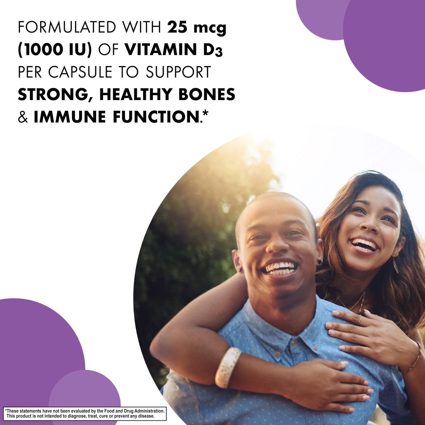 Pre-Order | Arrives in 5–10 Days – Bluebonnet Vitamin D3 1000 IU 25 mcg - Strong Bones & Immune Support Supplement for Women & Men* Soy-Free, Gluten-Free, Non-GMO, Vegetarian - Highly Absorbable Vitamin D - 180 Veggie Capsules