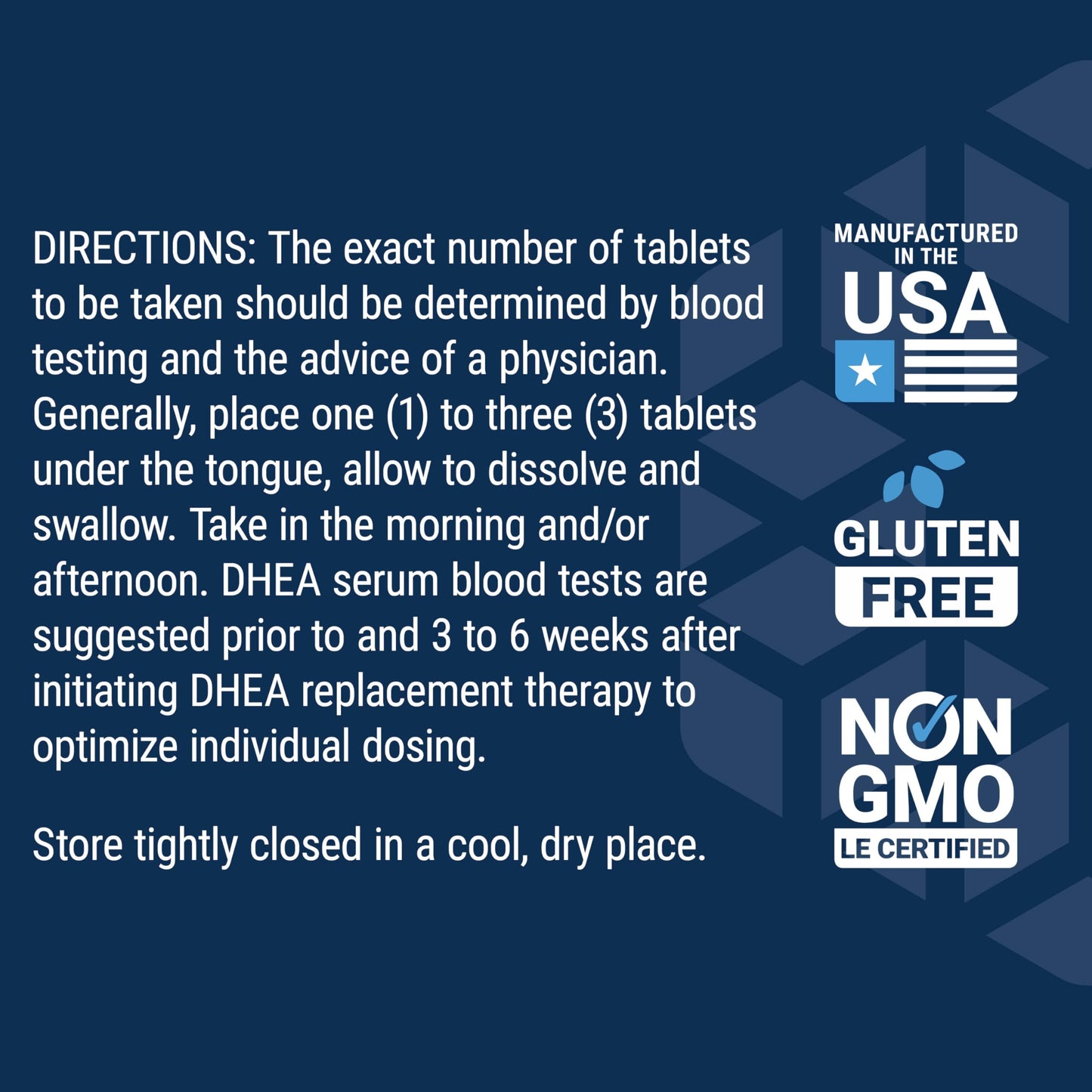 Pre-Order | Arrives in 5–10 Days – Life Extension DHEA 25 mg – For Hormone Balance, Immune Support, Sexual Health and Anti-Aging - Supports Memory & Mood - Non-GMO, Gluten-Free, Vegetarian - 100 Dissolve-In-Mouth Tablets