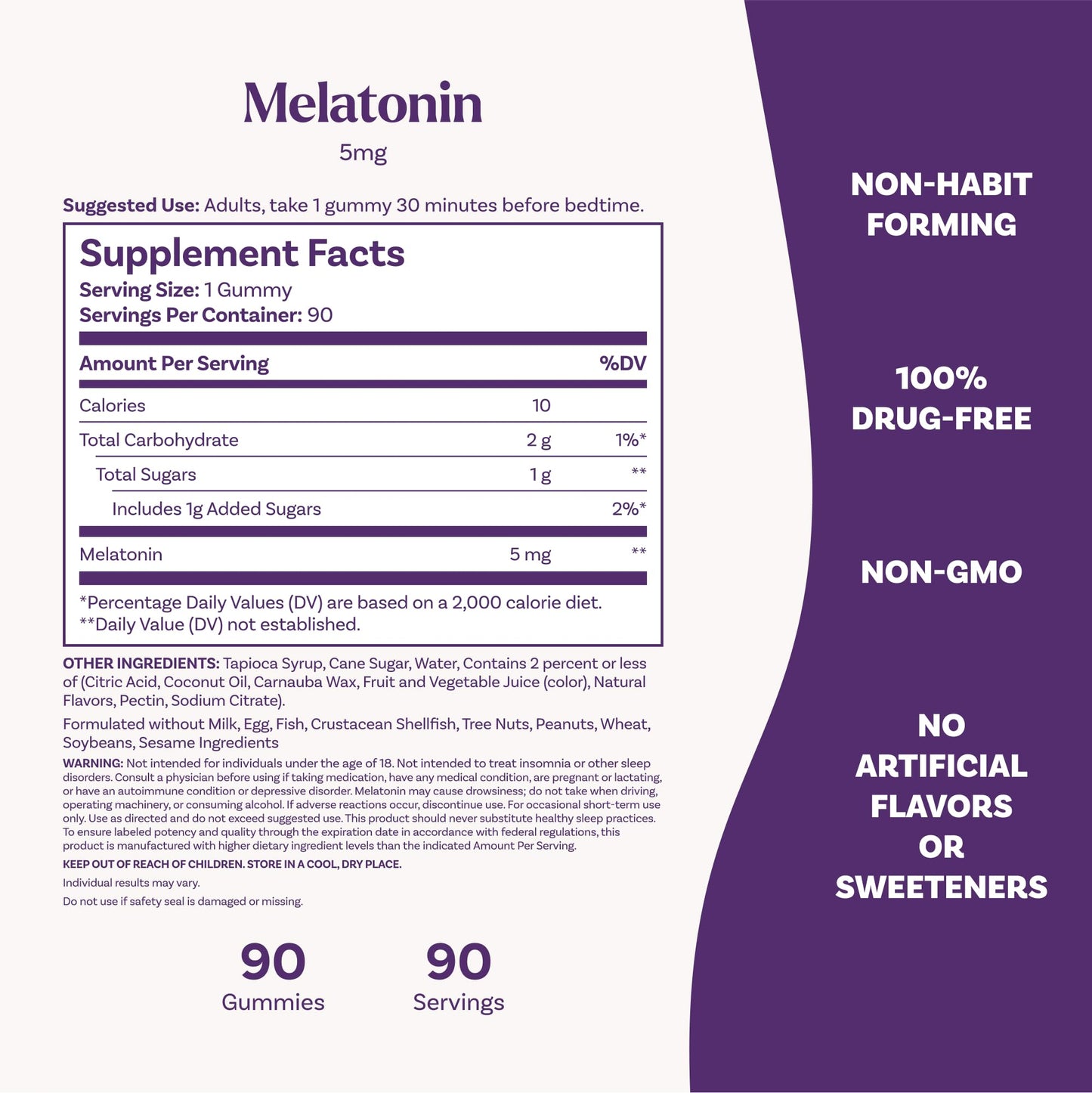 Pre-Order | Arrives in 5–10 Days – Natrol Melatonin Gummies, Sleep Support, 90 Strawberry-Flavored Adult Melatonin Gummies, 5 mg Sleep Aids for Adults