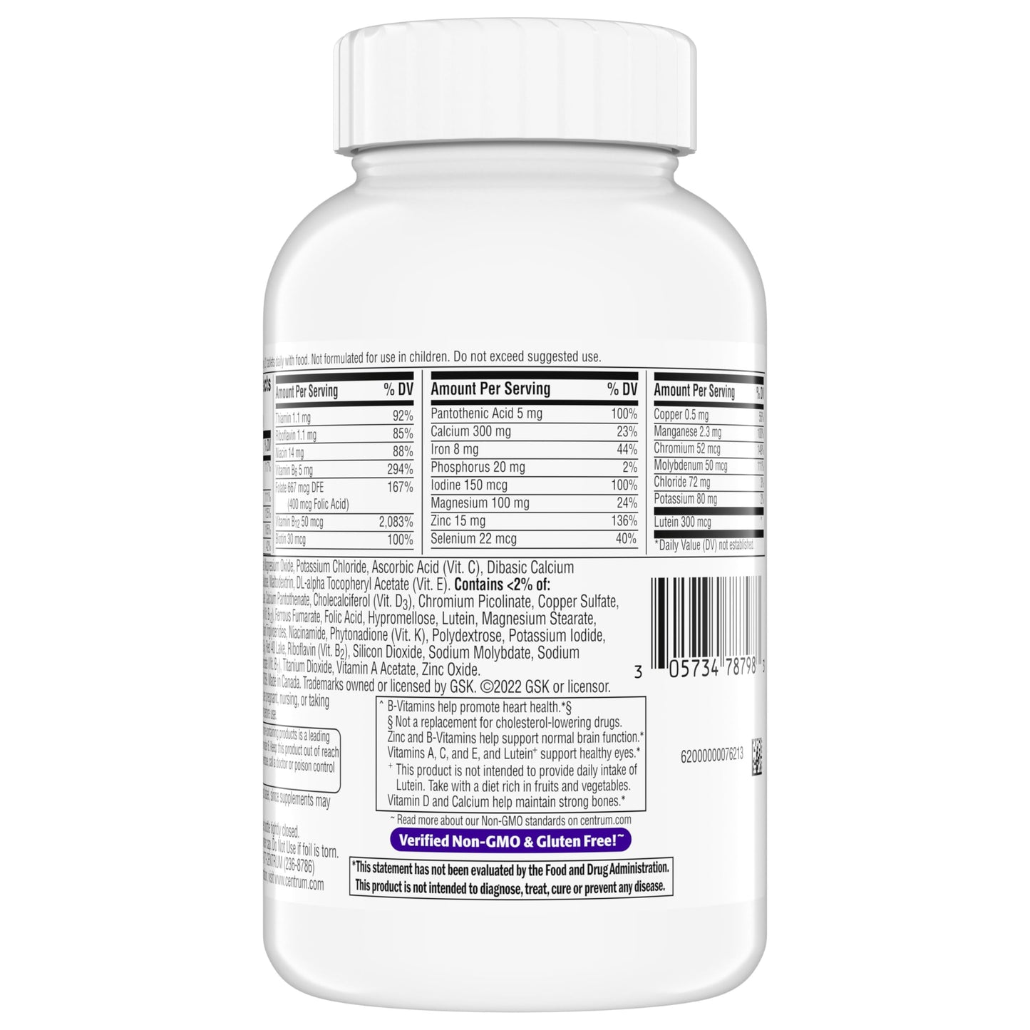 Pre-Order | Arrives in 5–10 Days – Centrum Minis Silver Women's Multivitamin for Women 50 Plus, Multimineral Supplement with Vitamin D3, B Vitamins, Non-GMO Ingredients, Supports Memory and Cognition in Older Adults - 280 Ct