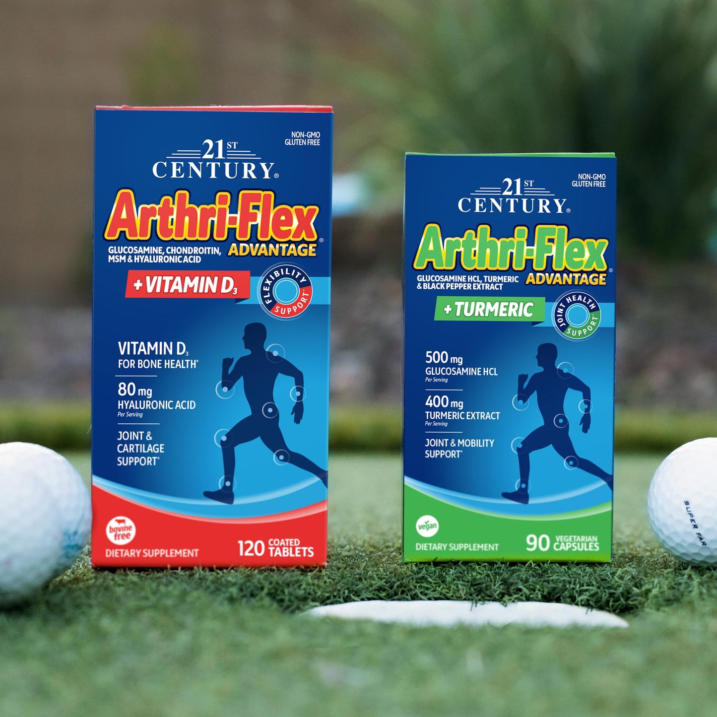 Pre-Order | Arrives in 5–10 Days – 21st Century Arthri-Flex Advantage Plus Turmeric Vegetarian Capsules, 90 Count