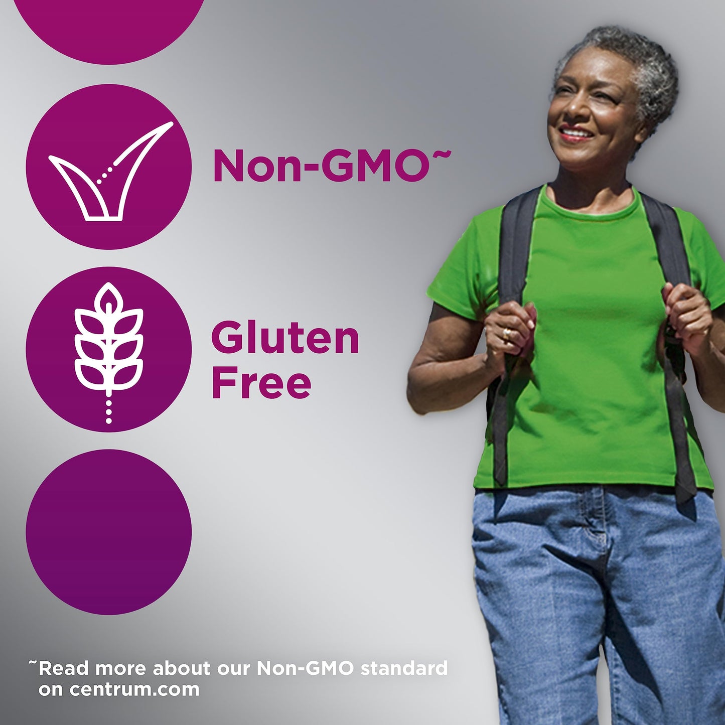 Pre-Order | Arrives in 5–10 Days –
Centrum Silver Women's Multivitamin for Women 50 Plus, Multivitamin/Multimineral Supplement with Vitamin D3, B Vitamins, Non-GMO Ingredients, Supports Memory and Cognition in Older Adults - 100 Ct