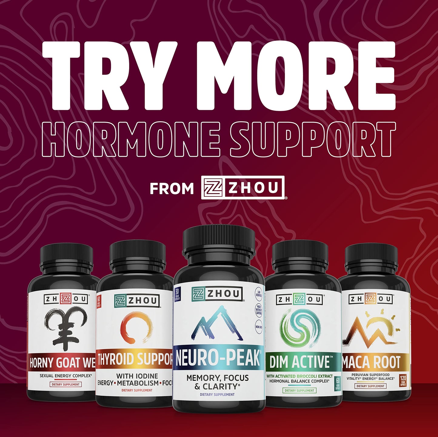 Pre-Order | Arrives in 5–10 Days – Zhou Clarity and Vitality (formerly DHEA) 50 mg, Hormonal Balance Formula for Women & Men, Healthy Aging, Non-GMO, Vegan, Gluten Free, 60 Capsules