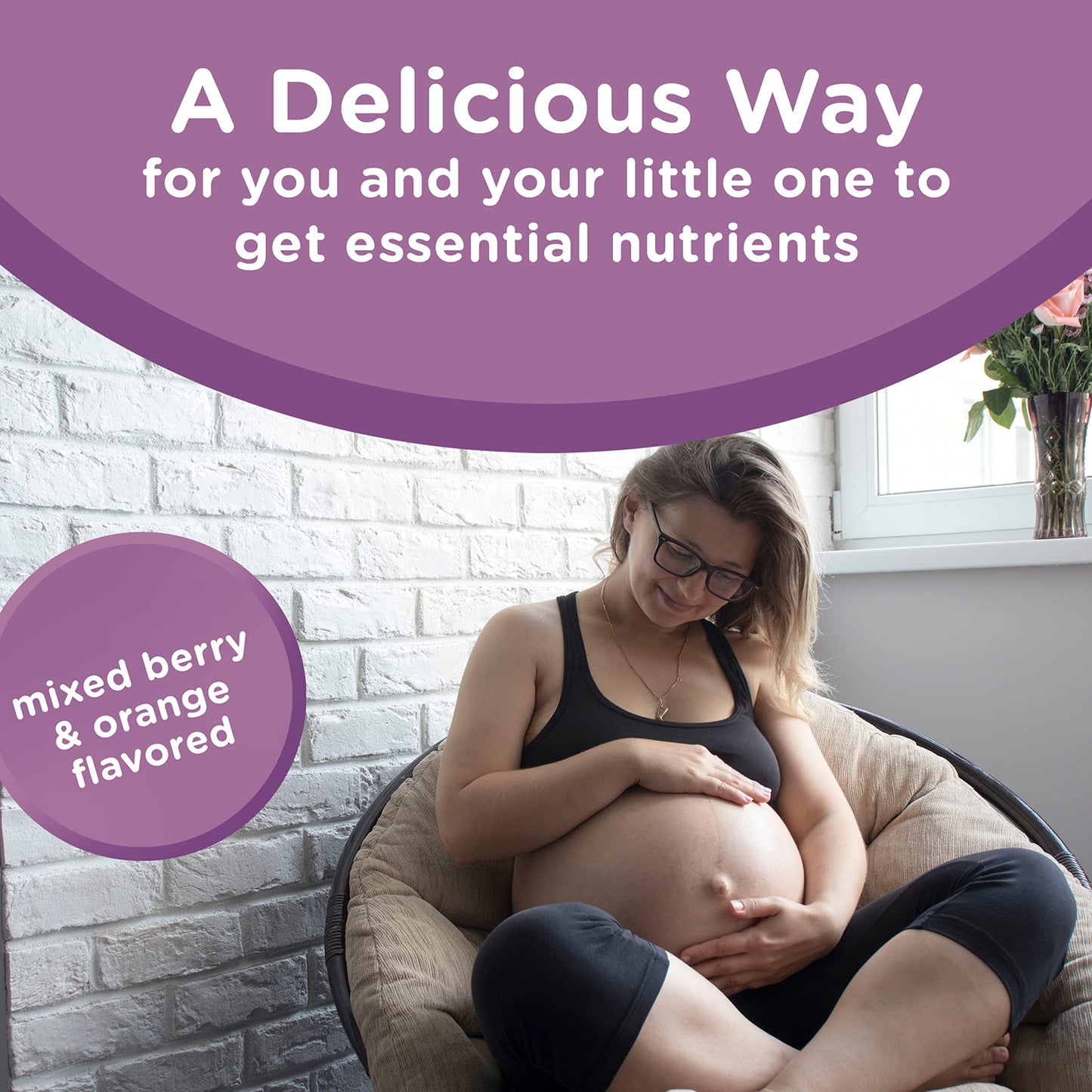 Pre-Order | Arrives in 5–10 Days – Centrum Prenatal Multivitamin Gummies with DHA and Folic Acid, Mixed Berry and Orange Flavors - 60 Count, 30 Day Supply