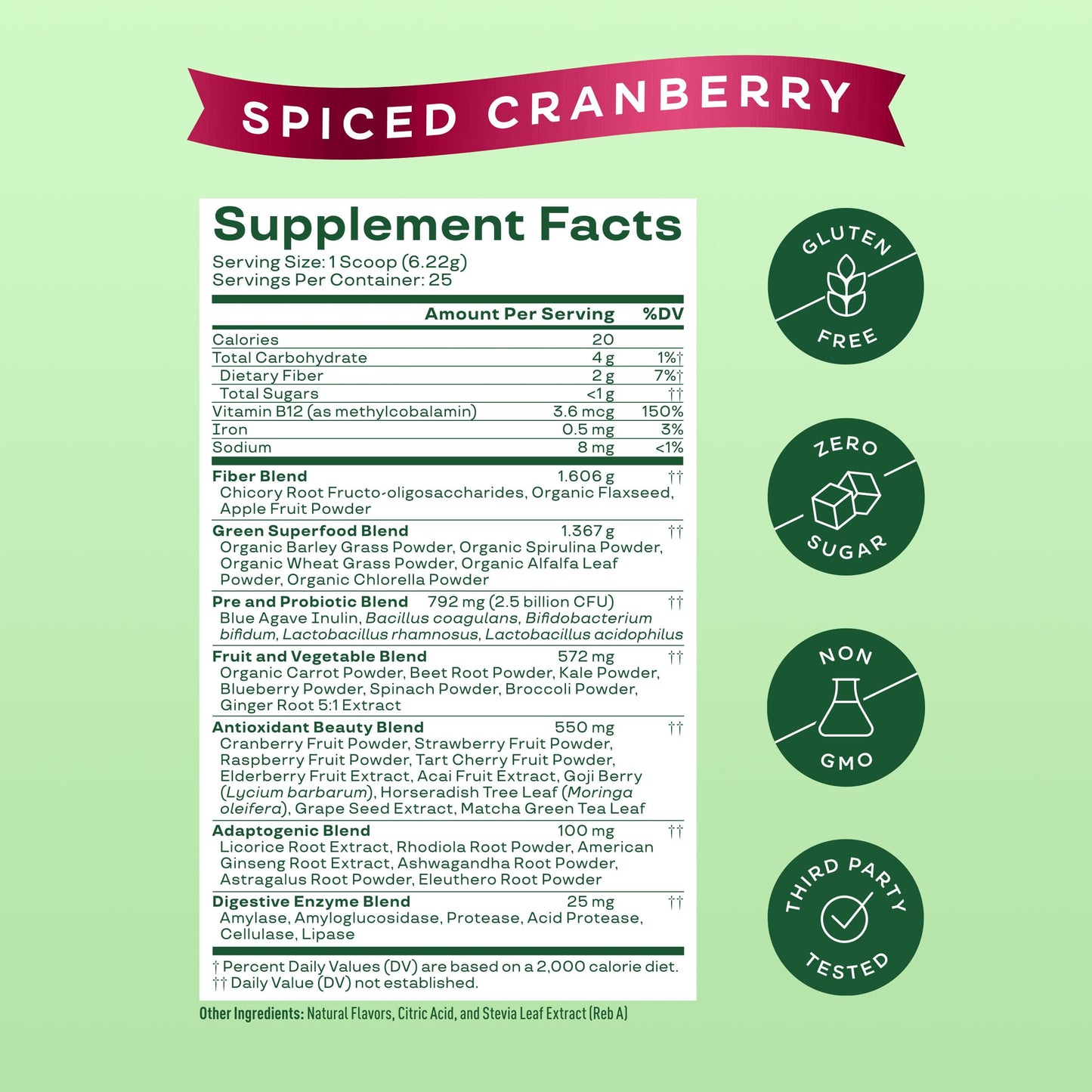 Pre-Order | Arrives in 5–10 Days –
Bloom Nutrition Superfood Greens Powder, Digestive Enzymes with Probiotics and Prebiotics, Gut Health, Bloating Relief for Women, Chlorella, Green Juice Mix with Beet Root, 25 SVG, Spiced Cranberry