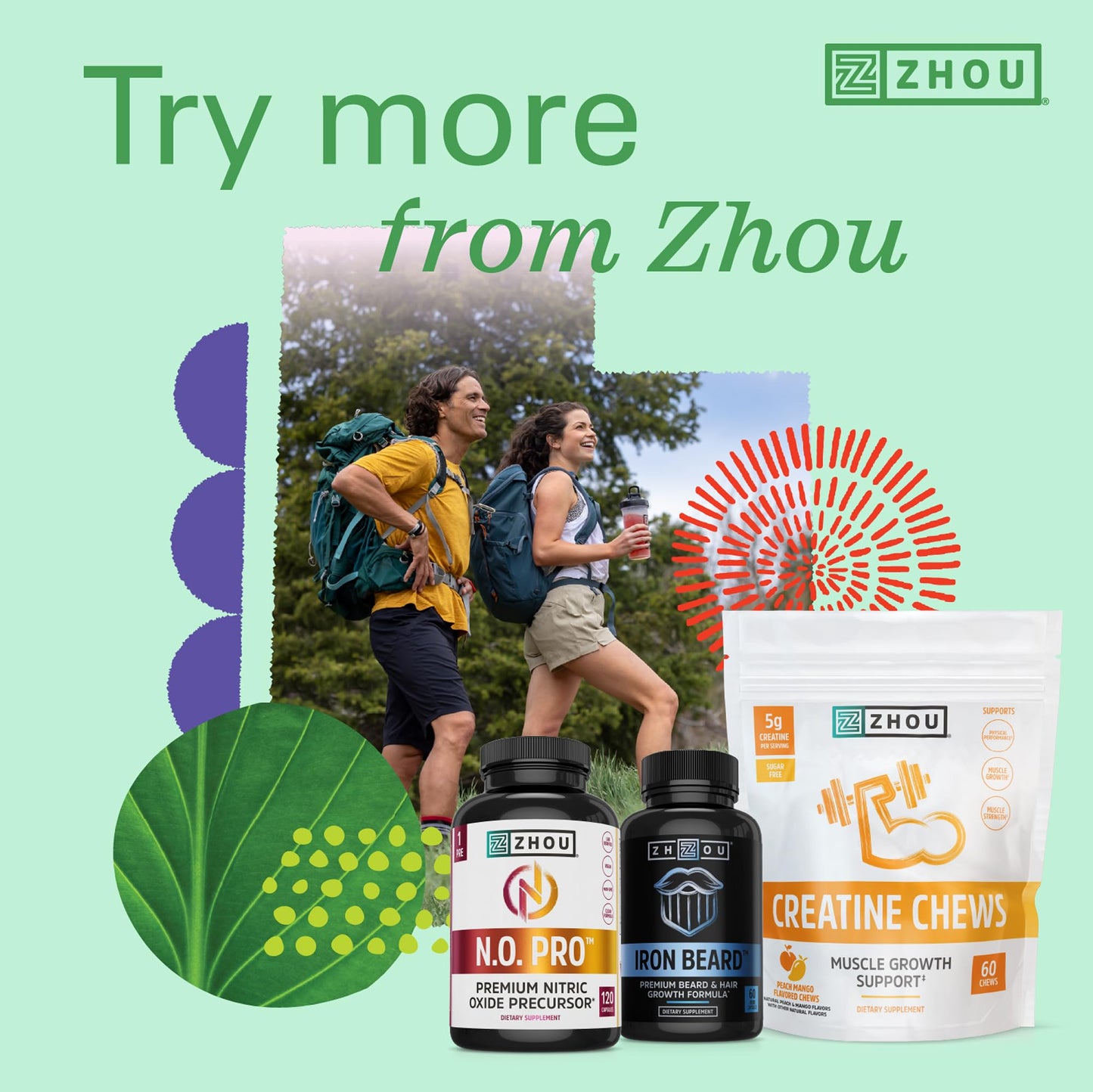 Pre-Order | Arrives in 5–10 Days – Zhou Saw Palmetto Supplement for Men - Premium Complex, Advanced Formula, Extra Strength 450mg Saw Palmetto Berry Per Capsule - 100 Vegetarian Capsules