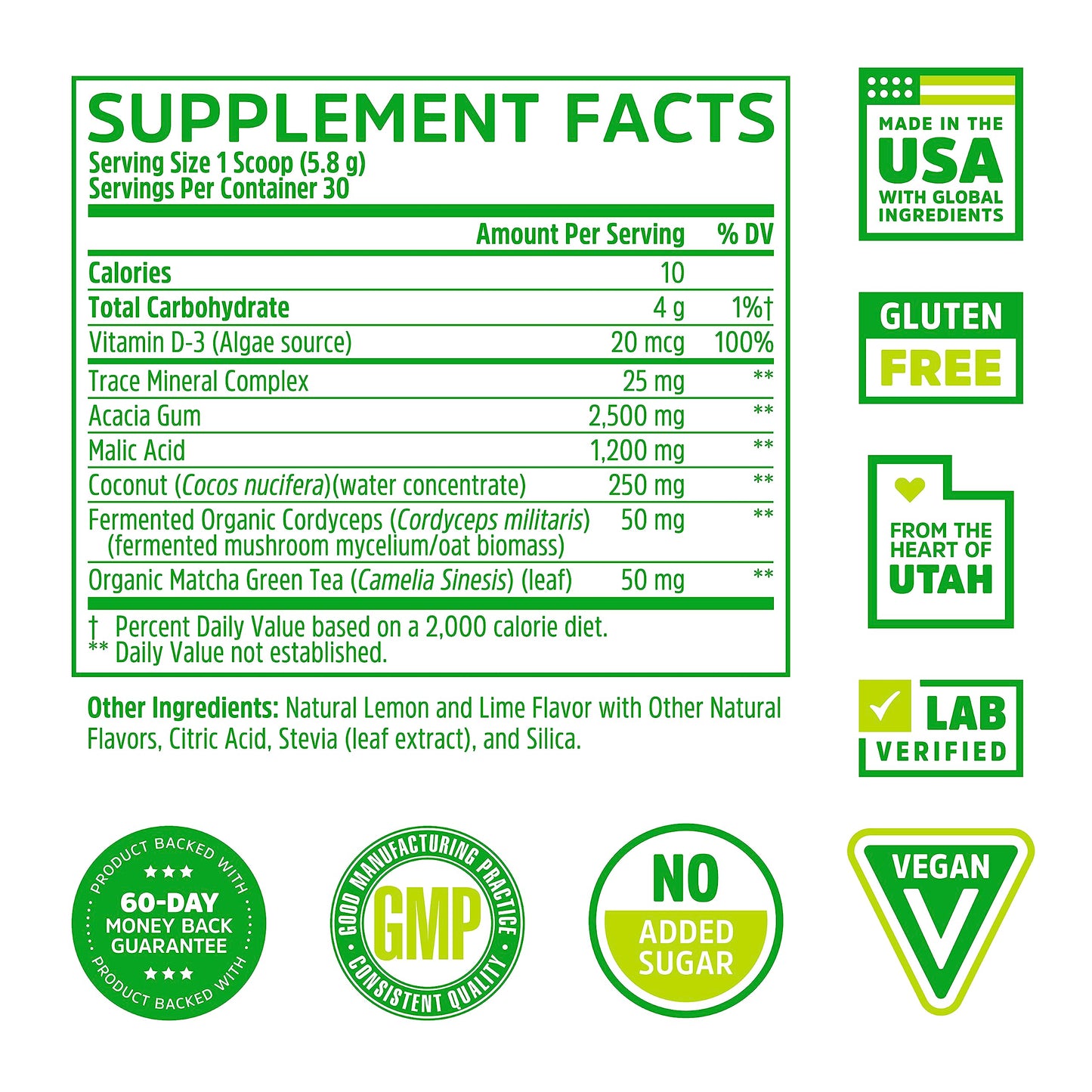 Pre-Order | Arrives in 5–10 Days – Zhou Nutrition Hydro Fuel, Sugar Free Electrolyte Powder, Replenish Nutrients, Restore Hydration, Natural Mineral Complex with Coconut Water Concentrate, Vegan, Gluten Free, Lemon Lime, 30 servings