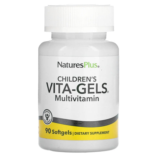 Pre-Order | Arrives in 5–10 Days – NaturesPlus
Children's Vita-Gels Multivitamin, Orange, 90 Softgels