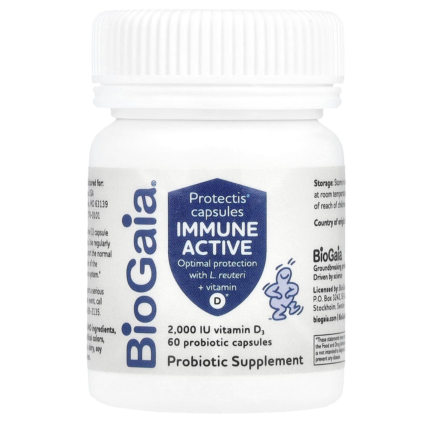 Pre-Order | Arrives in 5–10 Days – BioGaia
Immune Active, Protectis® Capsules, 60 Capsules