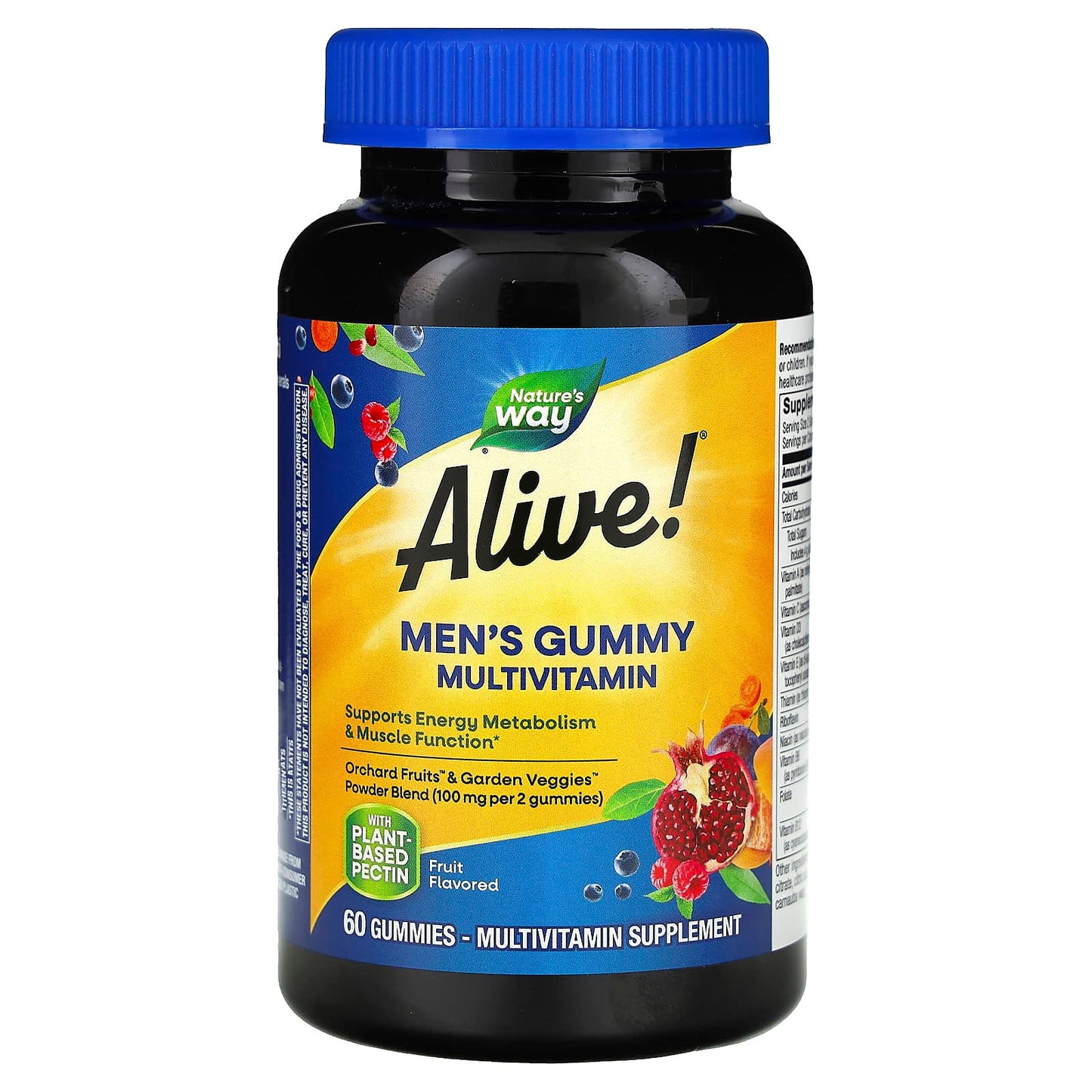 Pre-Order | Arrives in 5–10 Days – Nature's Way
Alive! Men's Gummy Multivitamin, Fruit, 60 Gummies