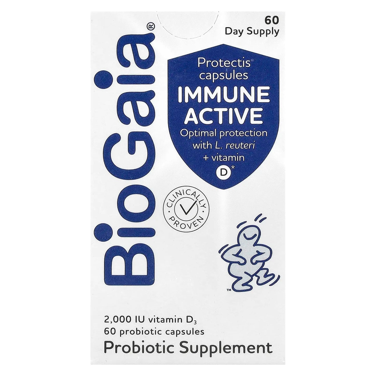 Pre-Order | Arrives in 5–10 Days – BioGaia
Immune Active, Protectis® Capsules, 60 Capsules