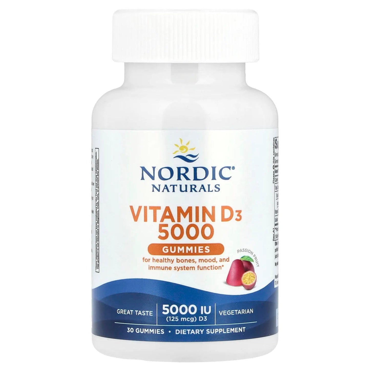 Pre-Order | Arrives in 5–10 Days – Nordic Naturals
Vitamin D3 5000 Gummies, Passion Fruit, 30 Gummies