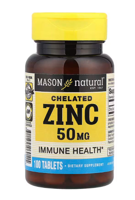 MASON NATURAL CHELATED ZINC