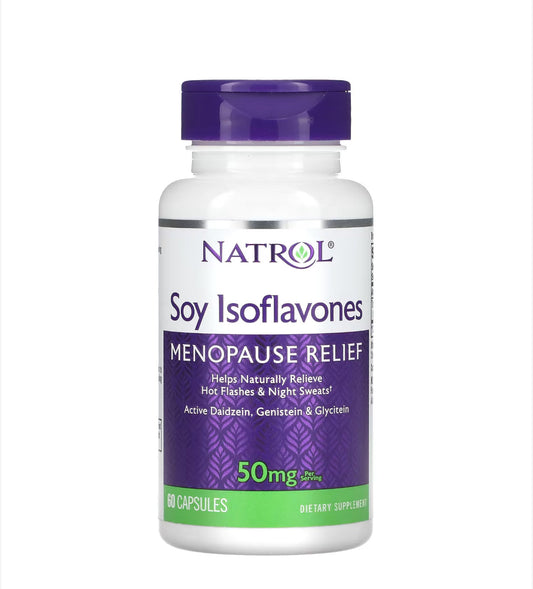 NATROL SOY ISOFLAVONES MENOPAUSE RELIEF