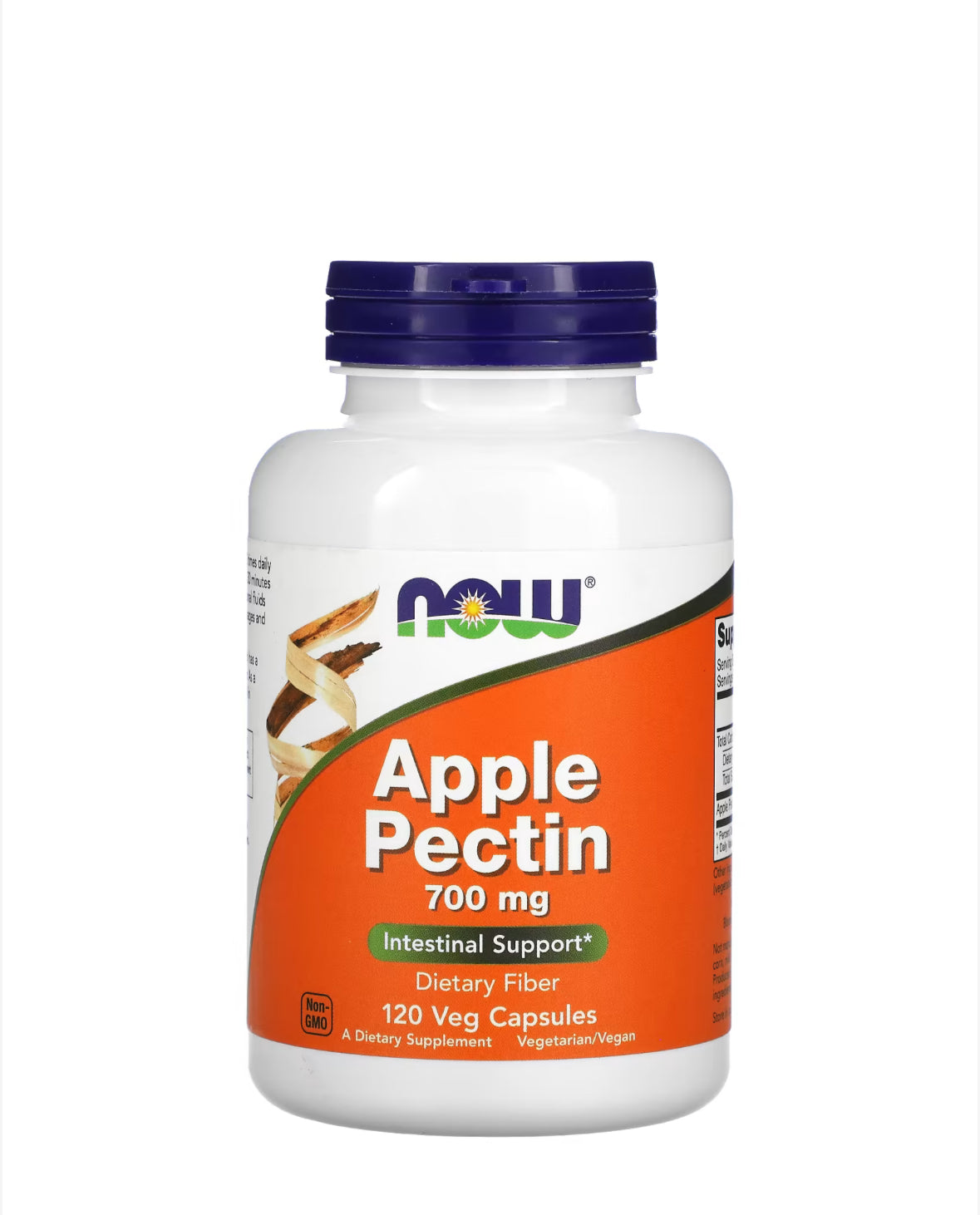 Pre-Order | Arrives in 5–10 Days – NOW APPLE PECTIN 700MG, 120 VEG CAPSULES