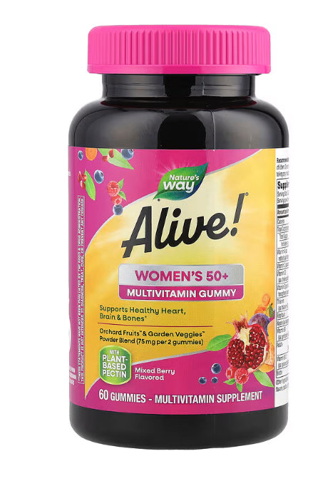 NATURE’S WAY ALIVE WOMEN’S 50+ MULTIVITAMIN GUMMY