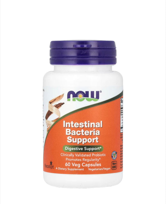 Pre-Order | Arrives in 5–10 Days –
NOW INTESTINAL BACTERIA SUPPORT