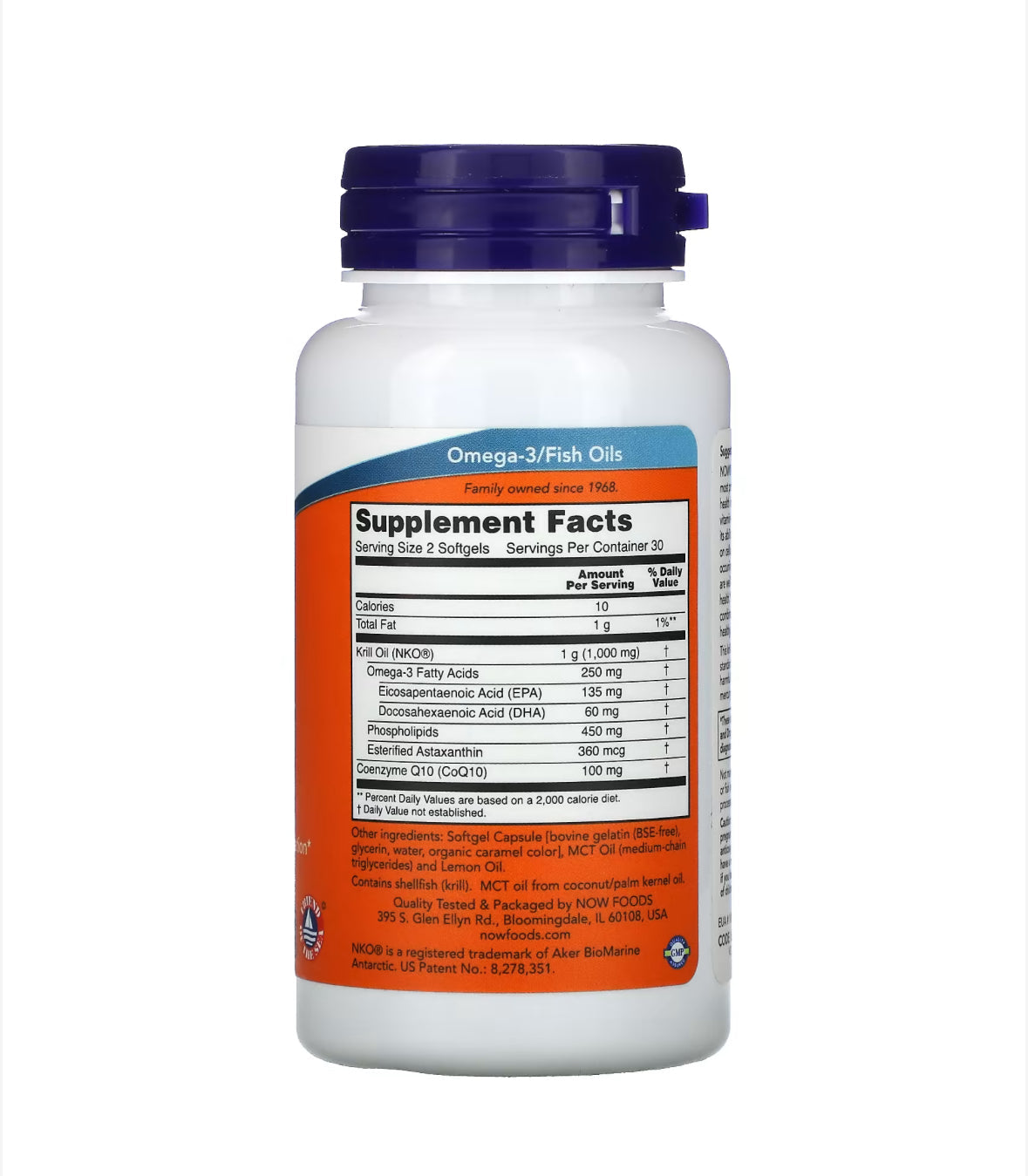 Pre-Order | Arrives in 5–10 Days –
NOW KRILL & COQ10