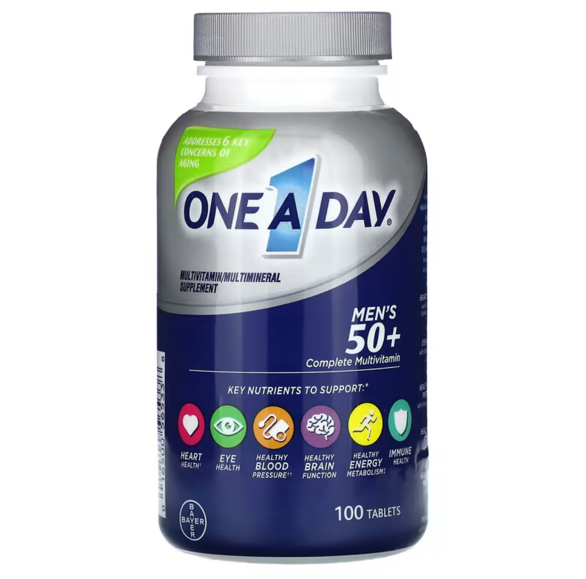 ONE A DAY MEN’S 50+ COMPLETE MULTIVITAMIN