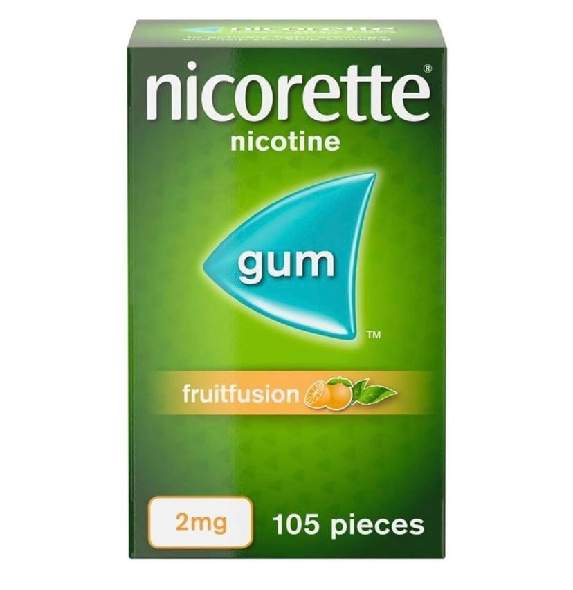 NICORETTE FRUITFUSION 2mg GUM,150 PIECES