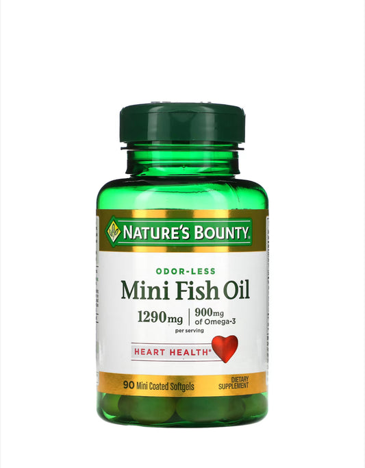 Pre-Order | Arrives in 5–10 Days – NATURE’S BOUNTY MINI FISH OIL