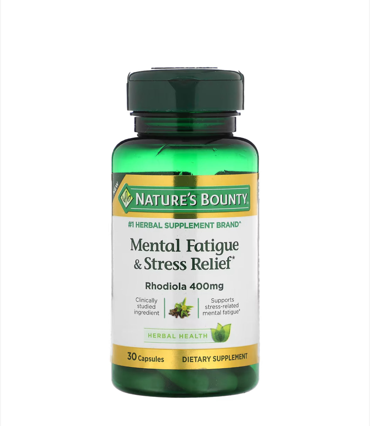 Pre-Order | Arrives in 5–10 Days –
NATURE’S BOUNTY MENTAL FATIGUE & STRESS RELIEF 400MG, 30 CAPSULES
