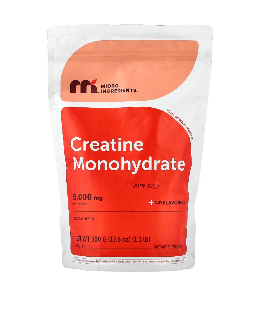 Pre-Order Arrives in 5-10 Days - Instant Creatine Monohydrate
Powder 500 Grams (1.1 Lb), 5000mg Per Serv, Micronized Creatine Powder, Unflavored,
Pure, No Filler, Keto & Vegan, Easy Dissolve Pre Workout for Women and Men