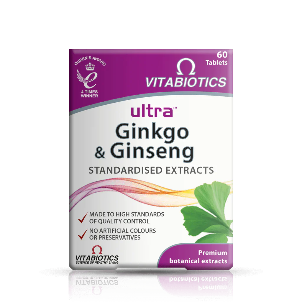 VITABIOTICS ULTRA GINKGO & GINSENG