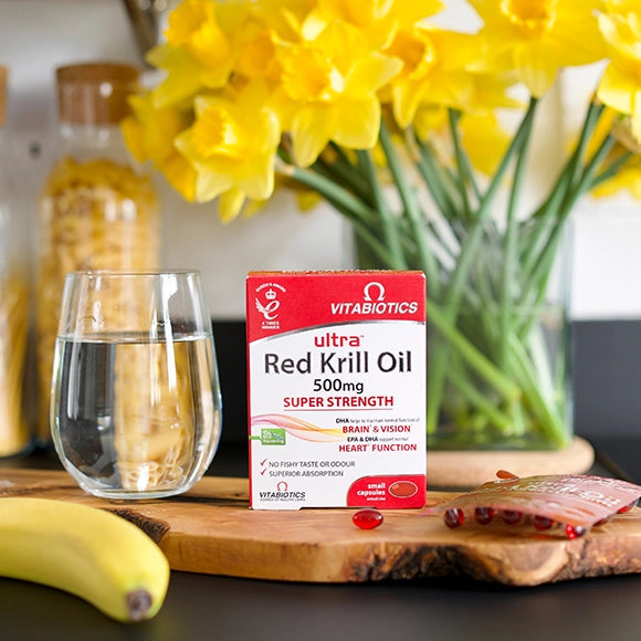 VITABIOTICS ULTRA RED KRILL OIL 500MG SUPER STRENGTH
